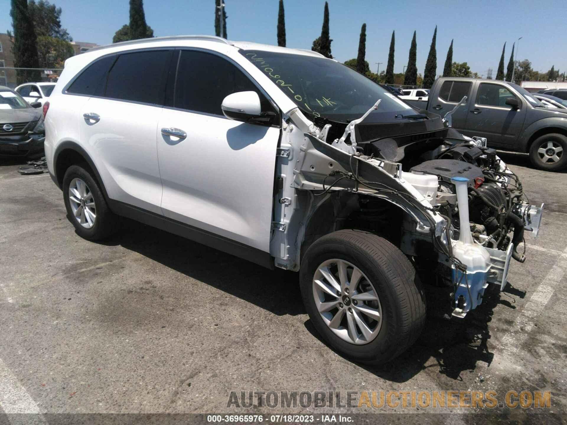 5XYPG4A32KG590029 KIA SORENTO 2019