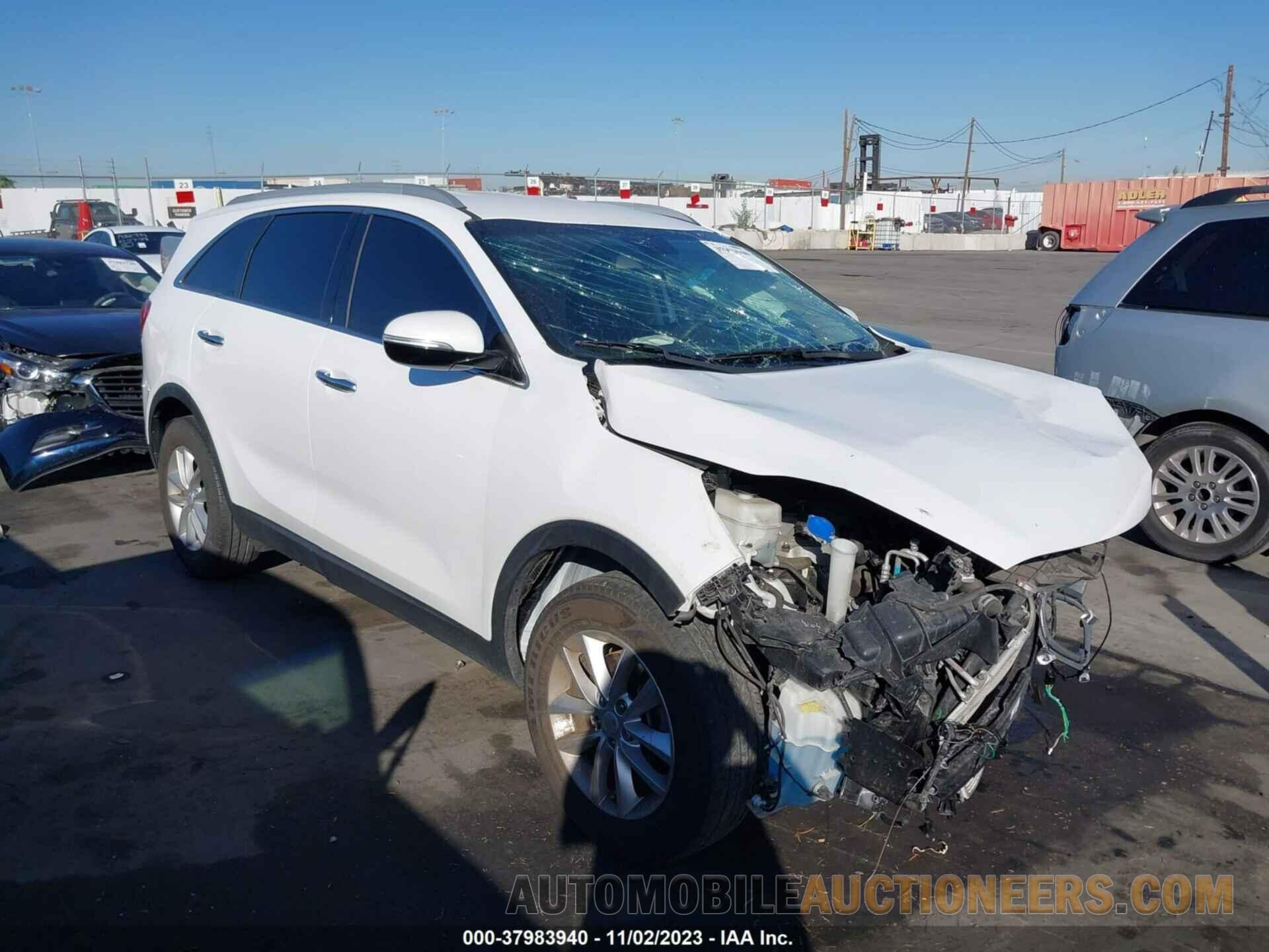 5XYPG4A33JG345223 KIA SORENTO 2018