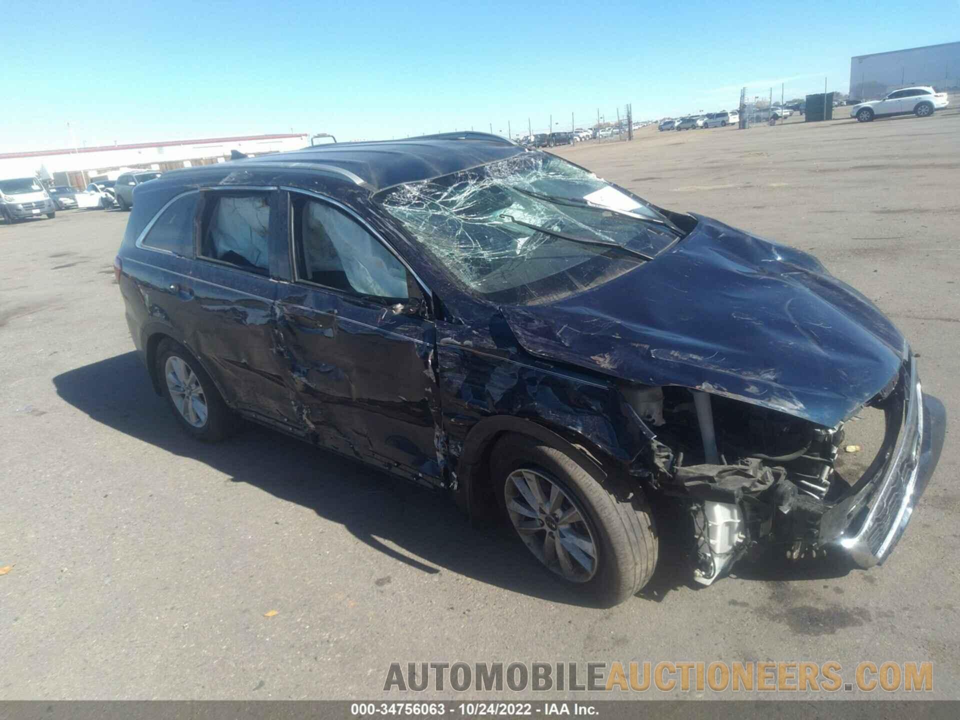 5XYPG4A34KG533296 KIA SORENTO 2019