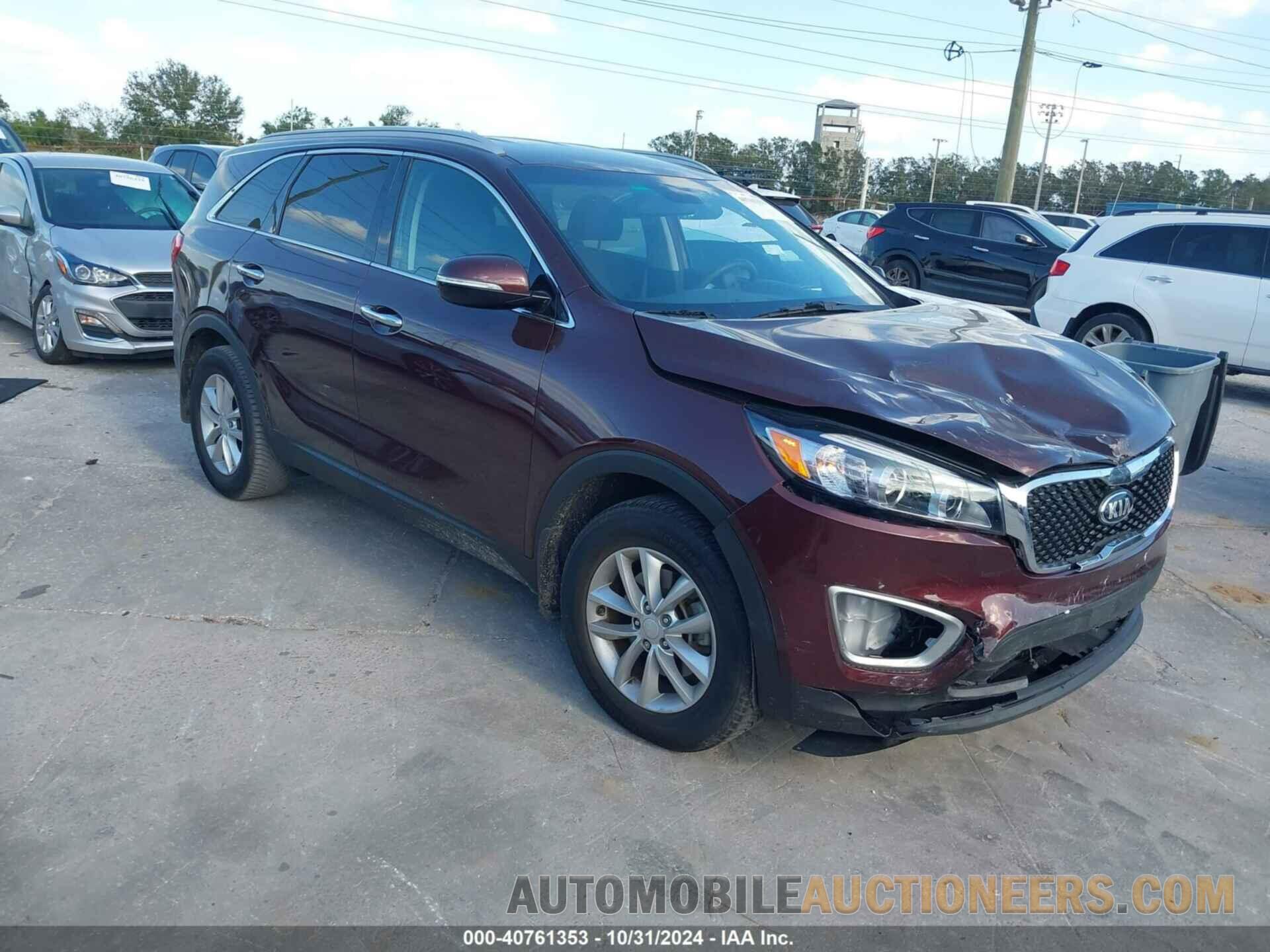 5XYPG4A36JG339769 KIA SORENTO 2018