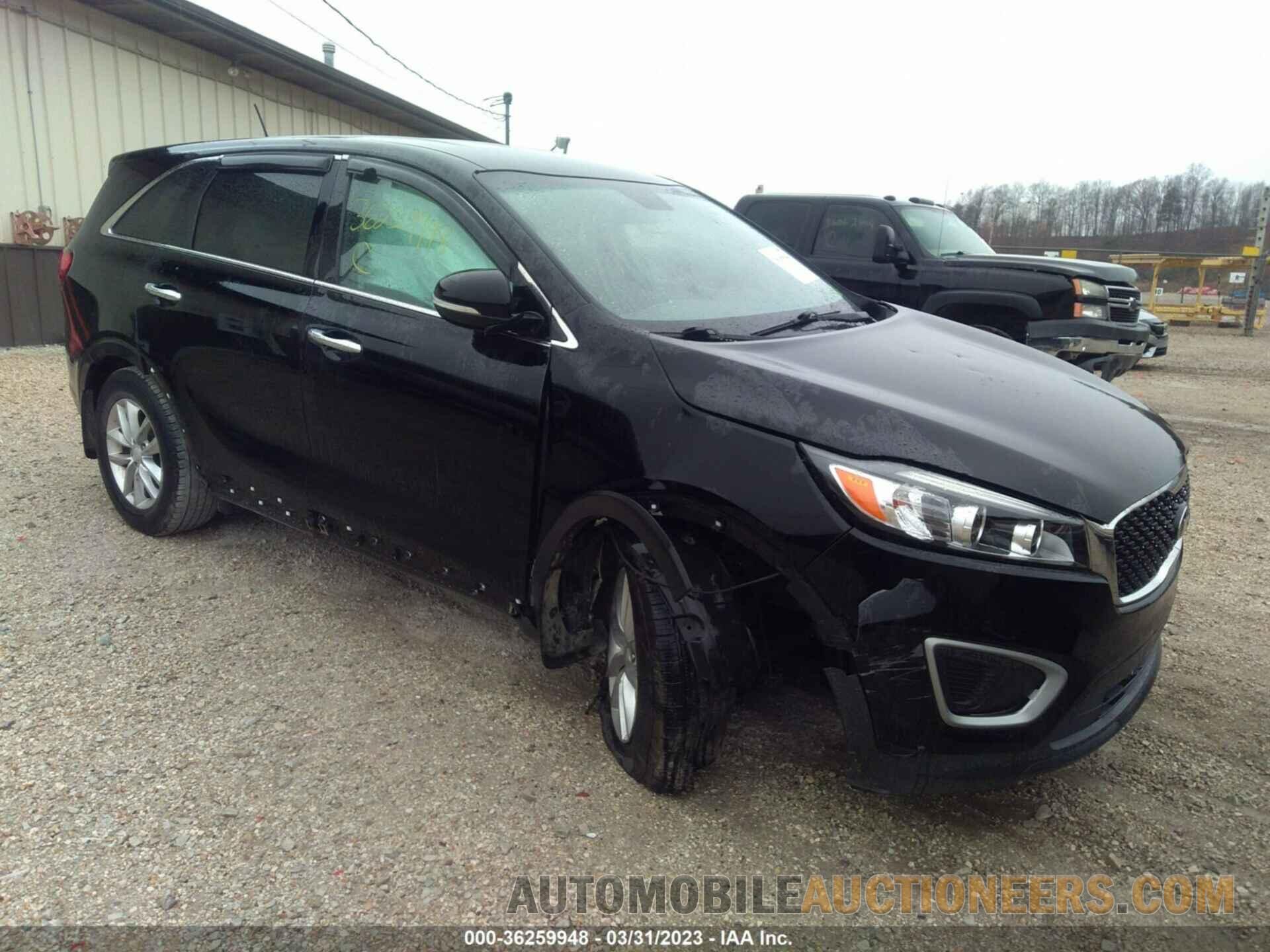 5XYPG4A36JG424255 KIA SORENTO 2018