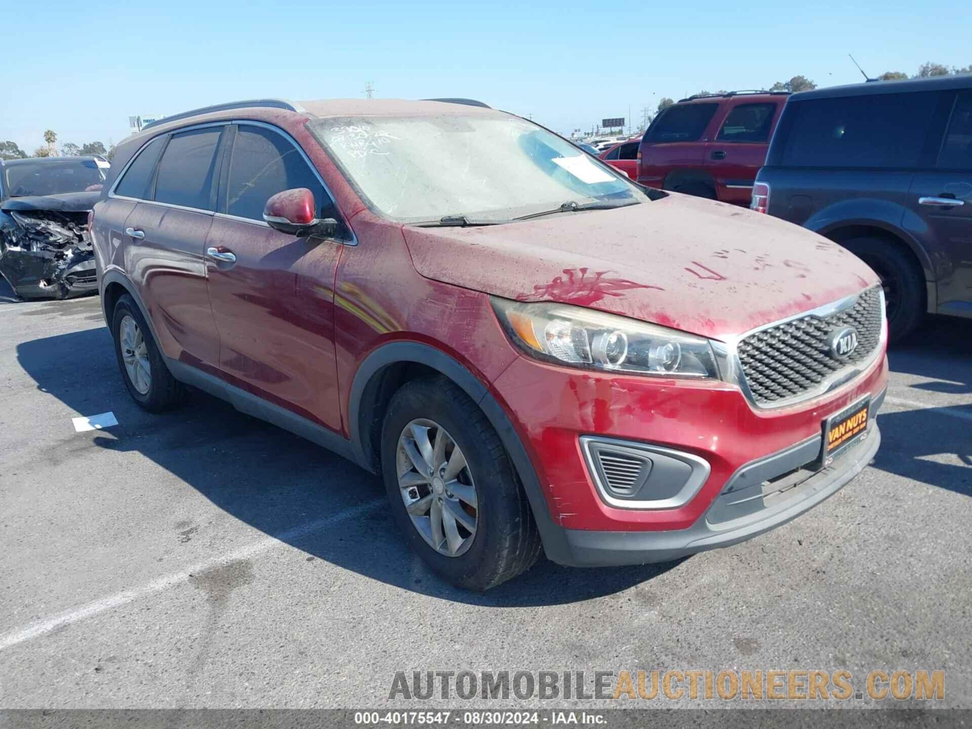 5XYPG4A37GG055933 KIA SORENTO 2016