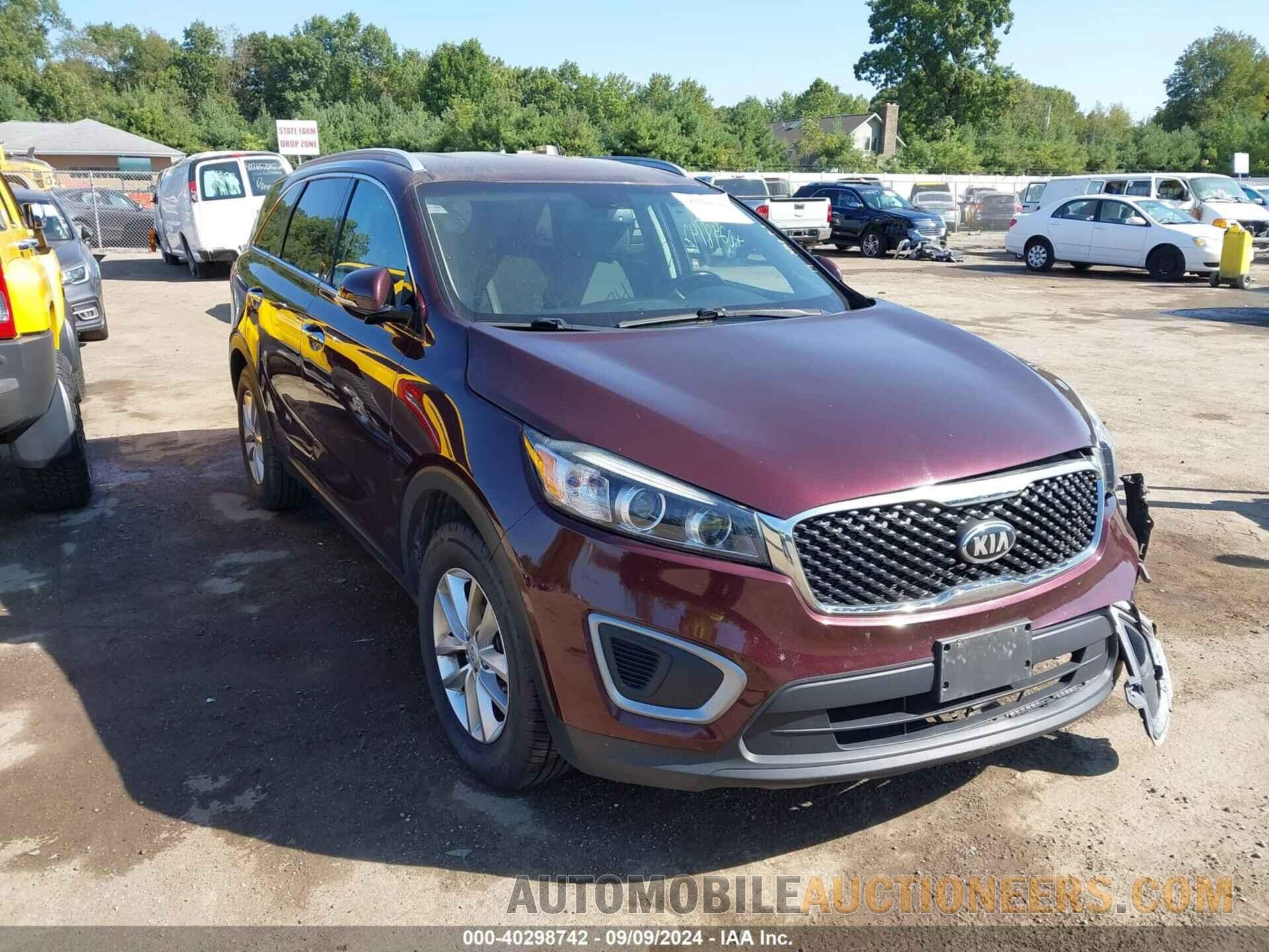 5XYPG4A39GG123309 KIA SORENTO 2016