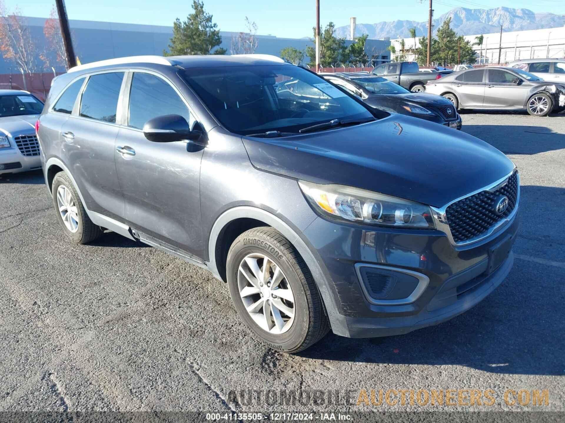 5XYPG4A52GG100326 KIA SORENTO 2016