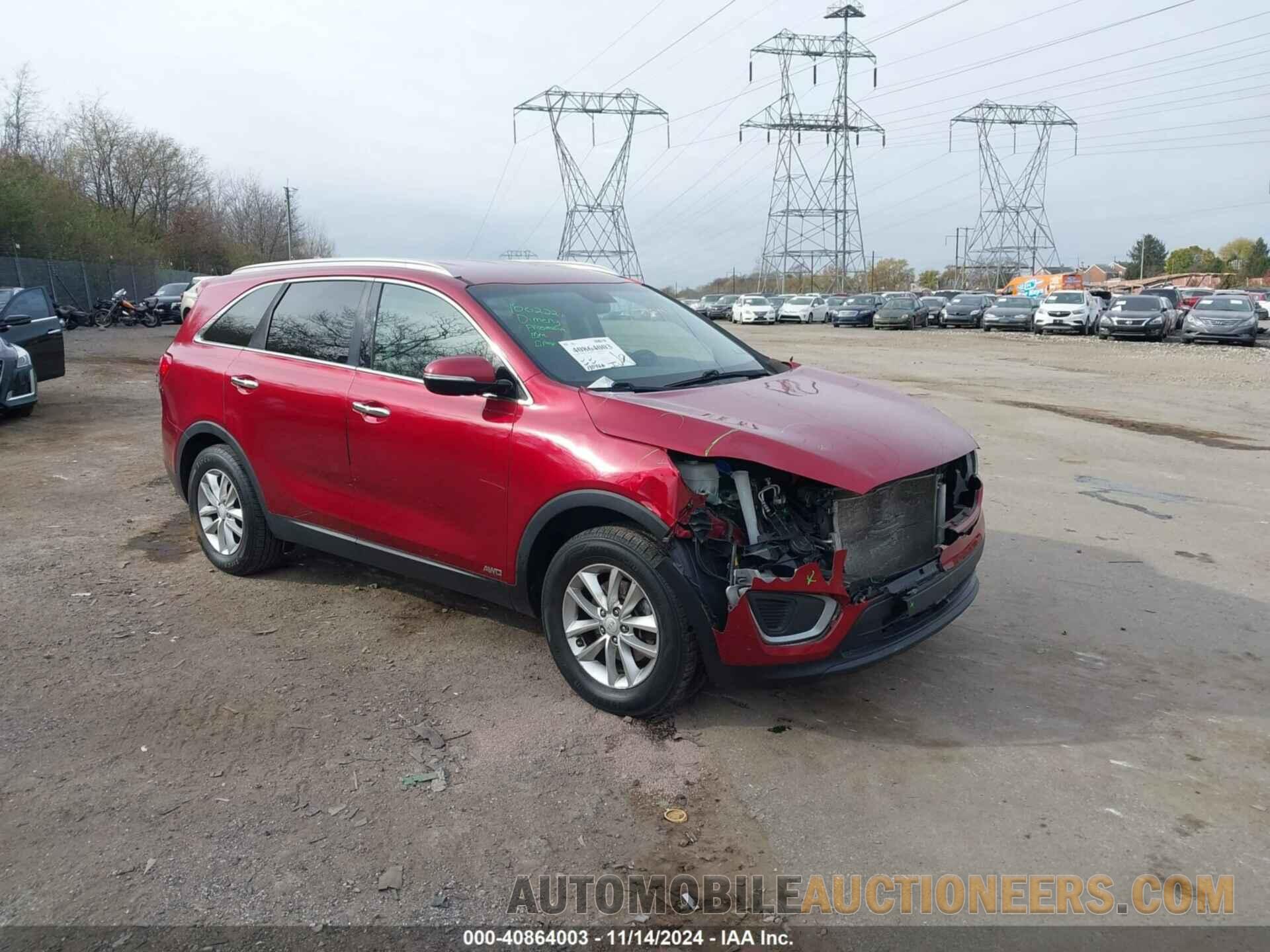 5XYPGDA33GG156497 KIA SORENTO 2016