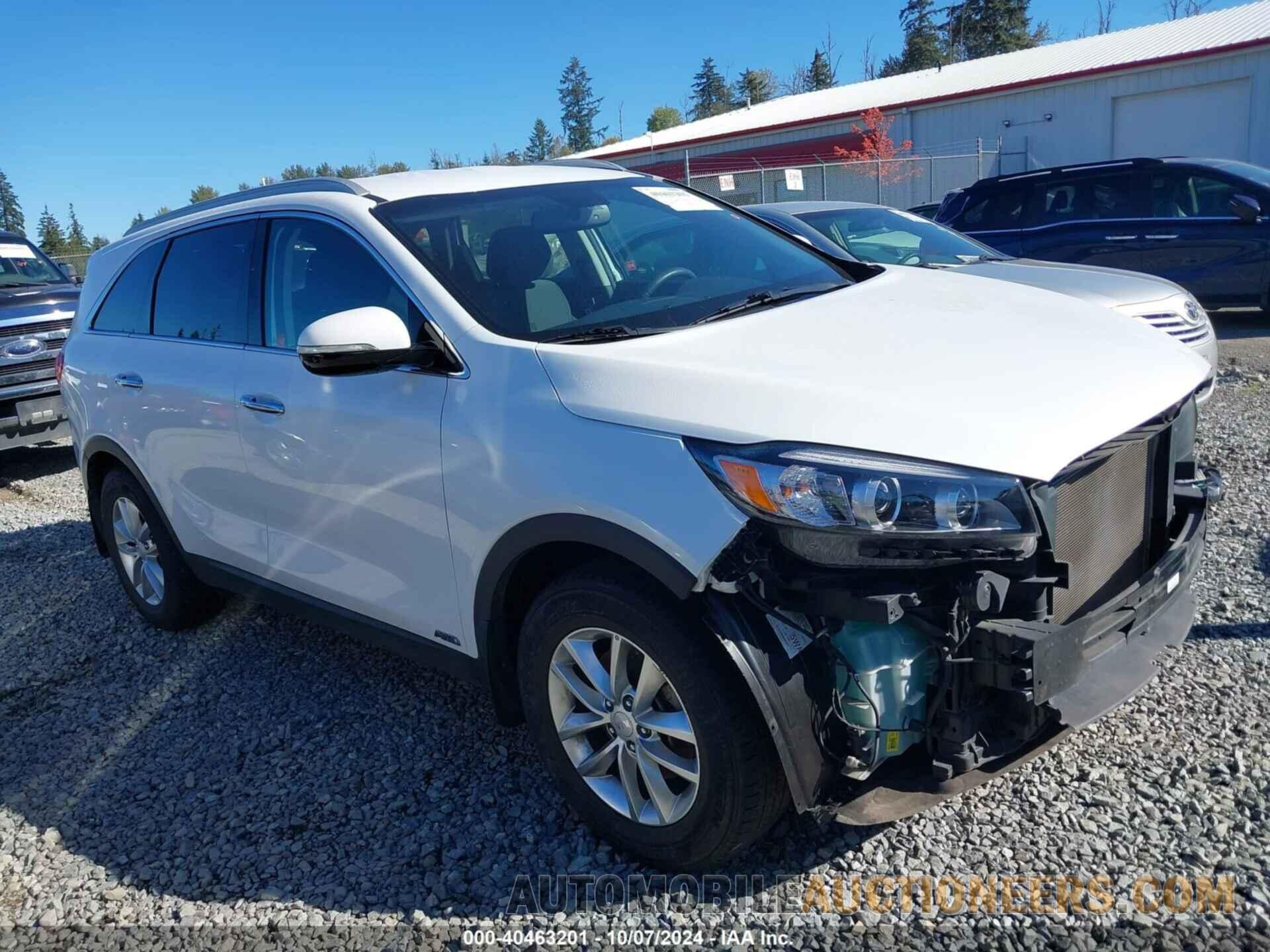 5XYPGDA33GG165801 KIA SORENTO 2016