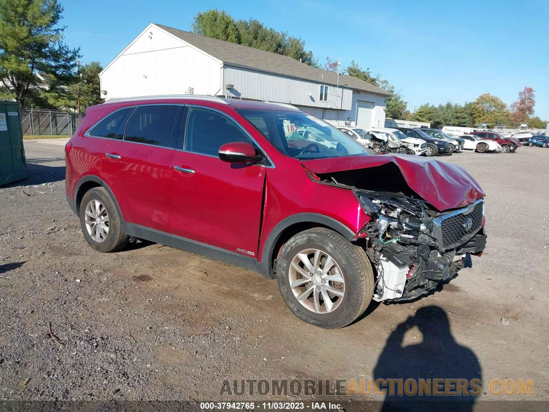 5XYPGDA54JG376501 KIA SORENTO 2018