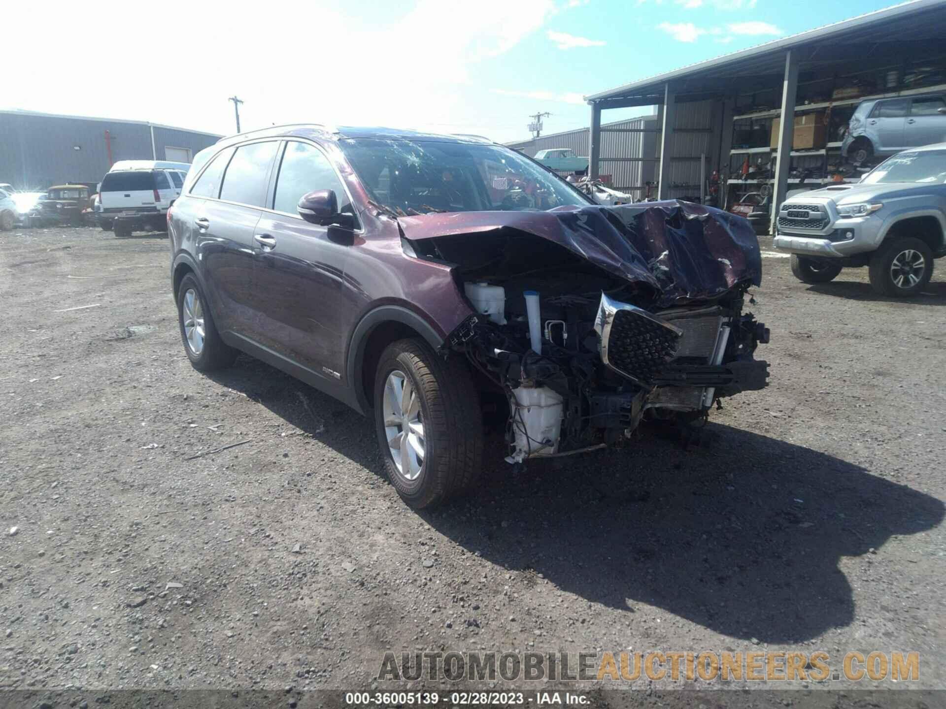 5XYPGDA55JG375163 KIA SORENTO 2018