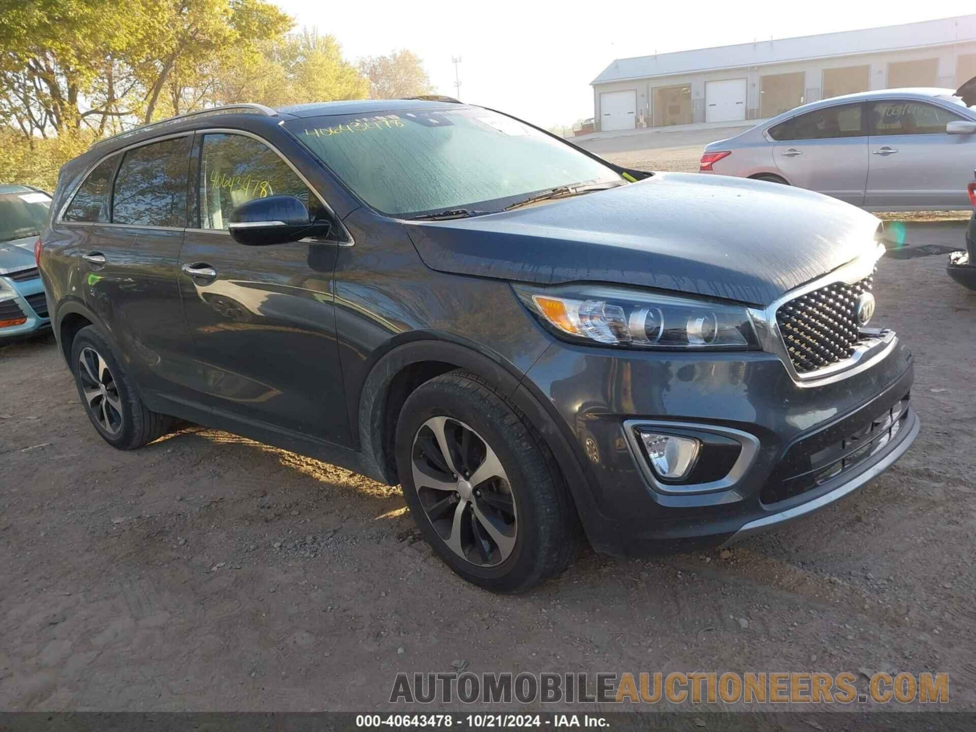 5XYPH4A58GG182480 KIA SORENTO 2016