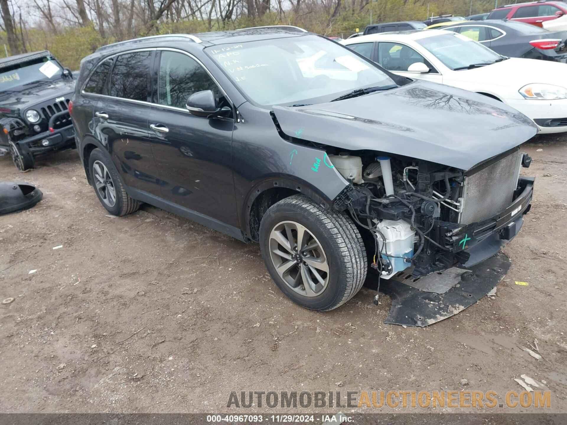 5XYPH4A58KG506200 KIA SORENTO 2019