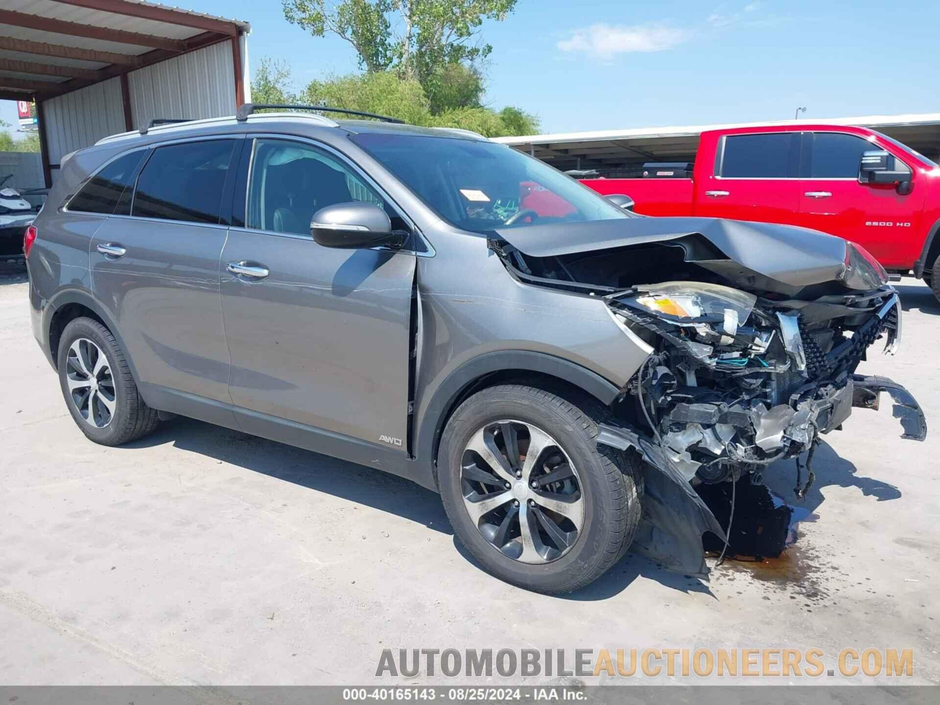 5XYPHDA19GG031855 KIA SORENTO 2016