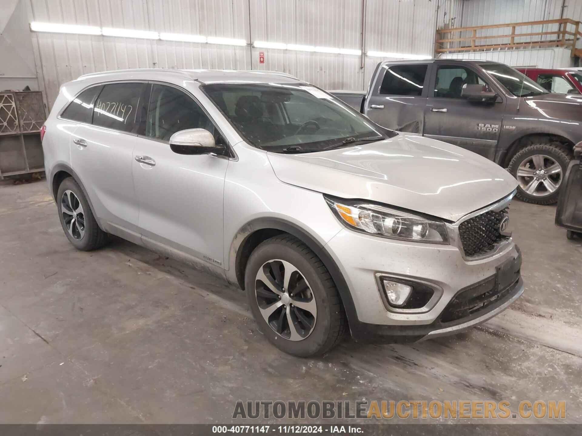 5XYPHDA50GG113931 KIA SORENTO 2016