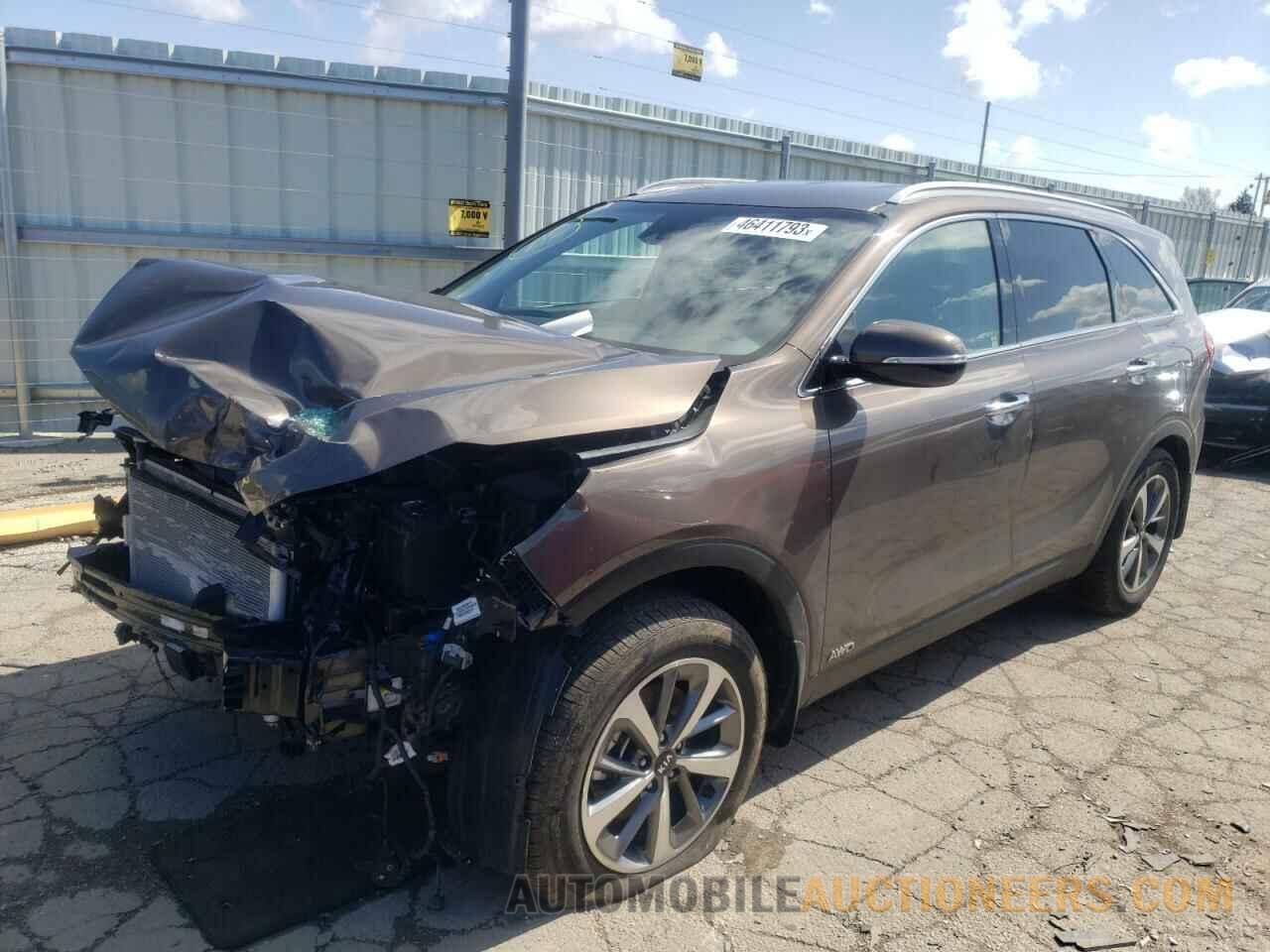 5XYPHDA50KG445263 KIA SORENTO 2019