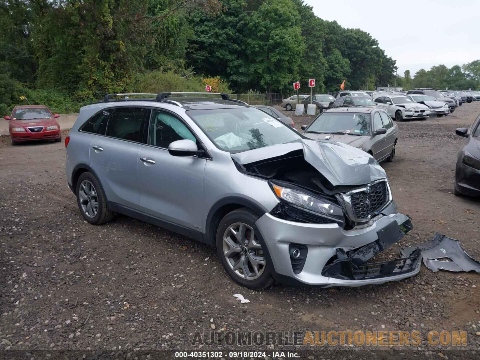 5XYPHDA55KG608344 KIA SORENTO 2019