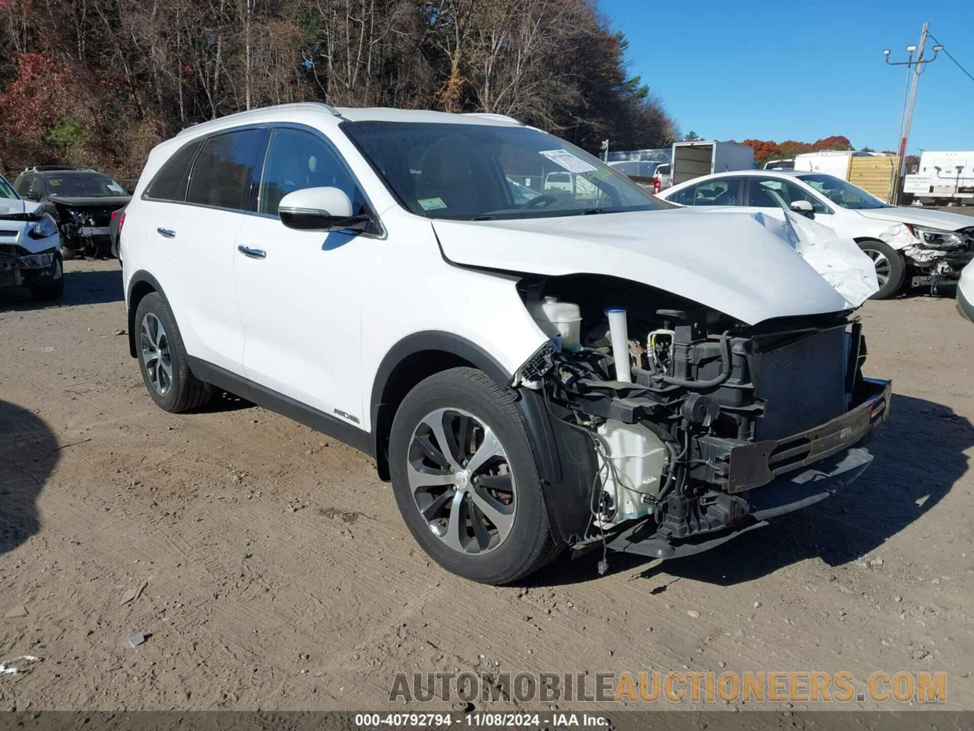 5XYPHDA56GG006785 KIA SORENTO 2016