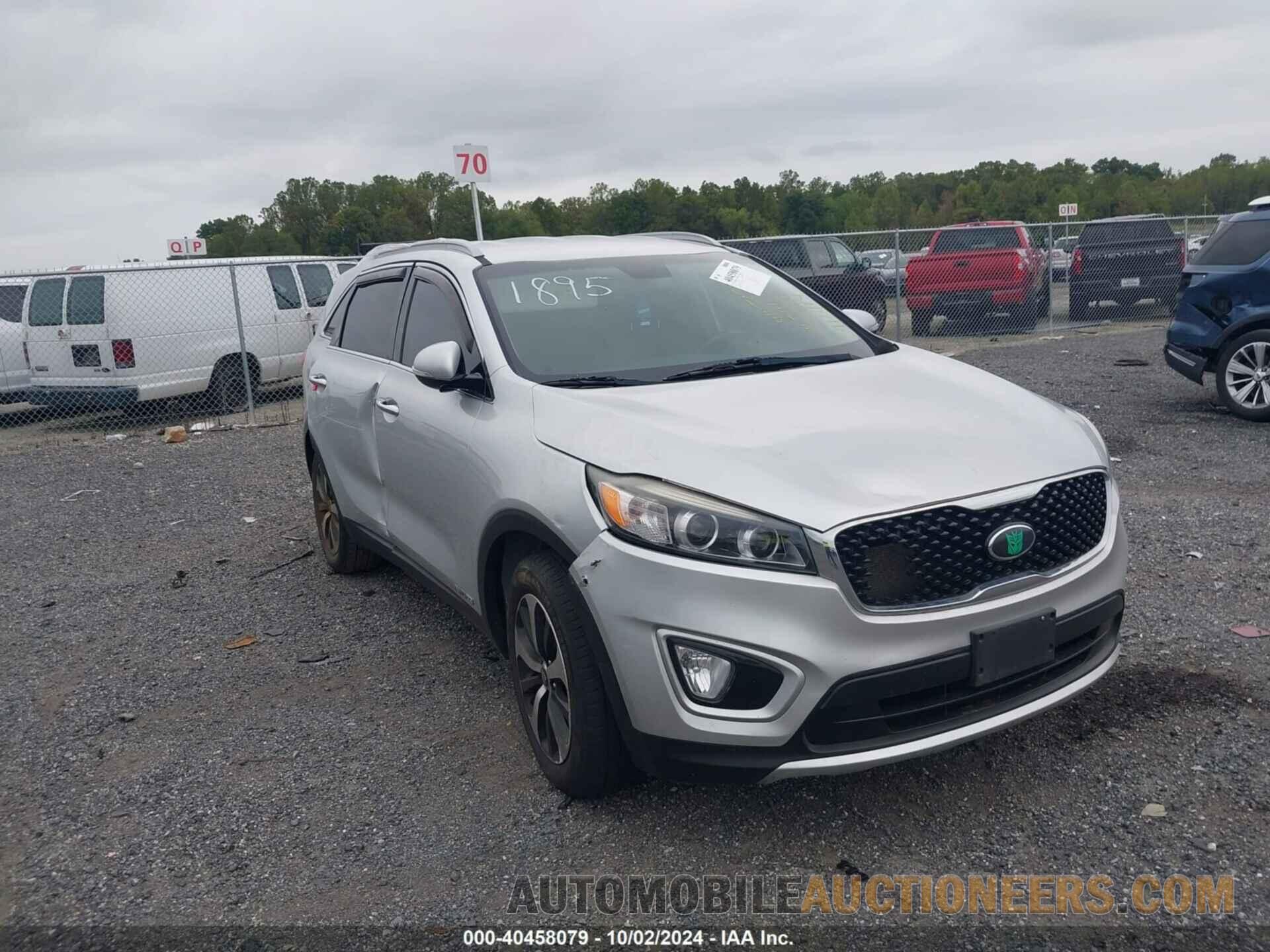 5XYPHDA59GG161895 KIA SORENTO 2016