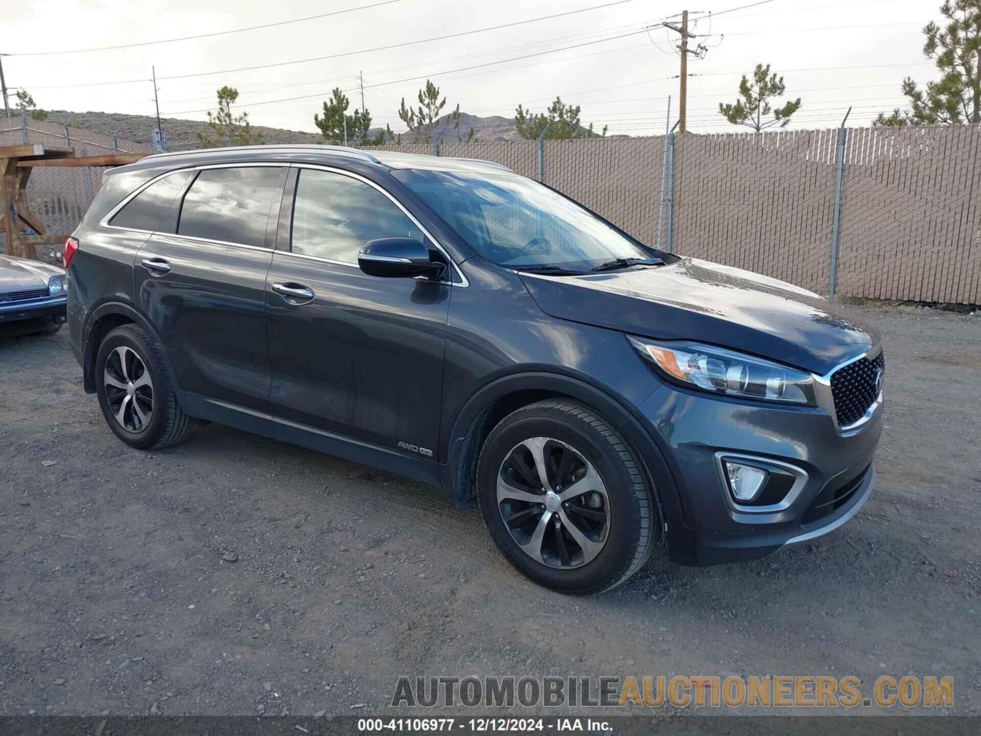 5XYPHDA5XGG132759 KIA SORENTO 2016