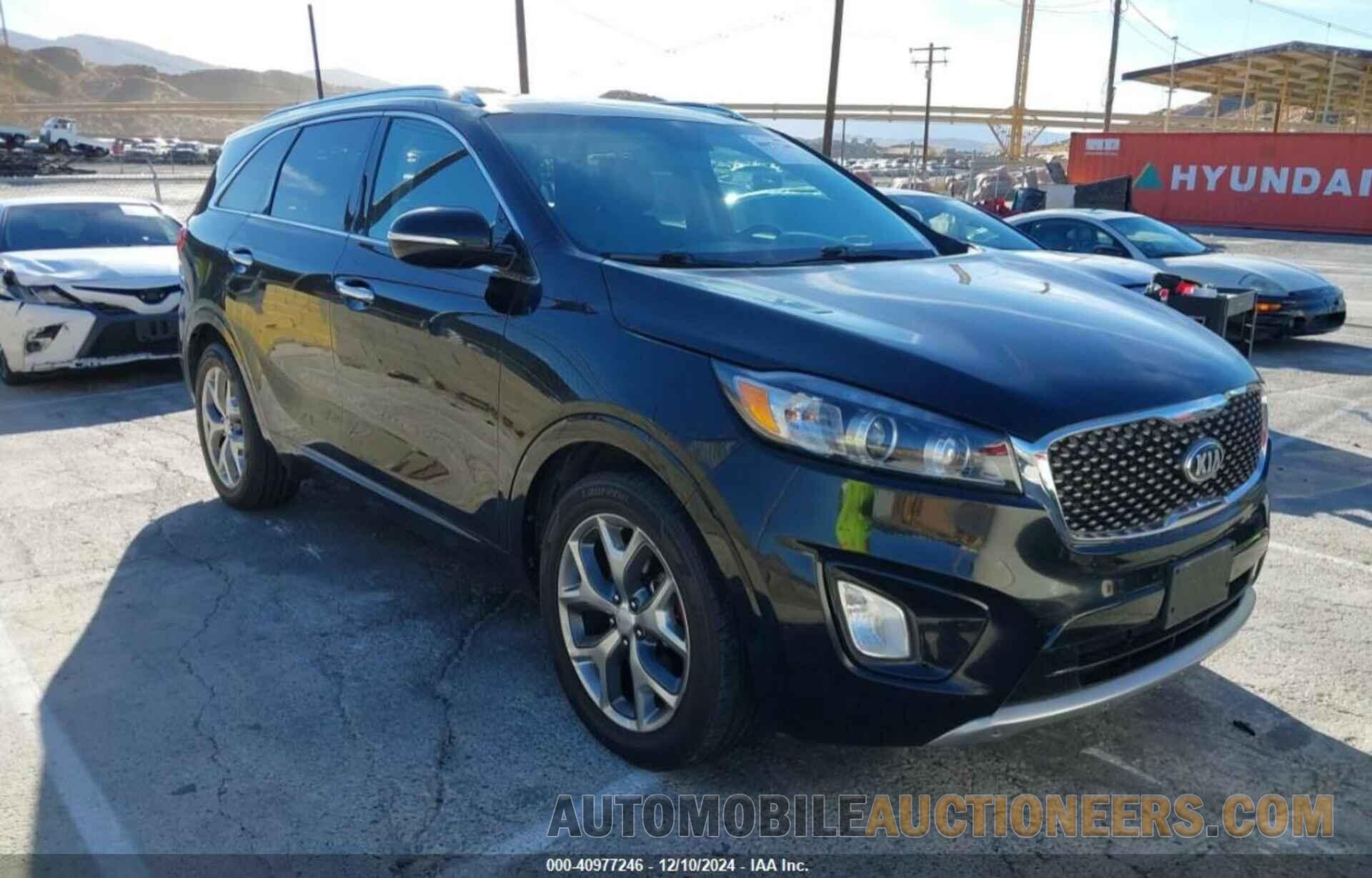 5XYPK4A54GG169727 KIA SORENTO 2016