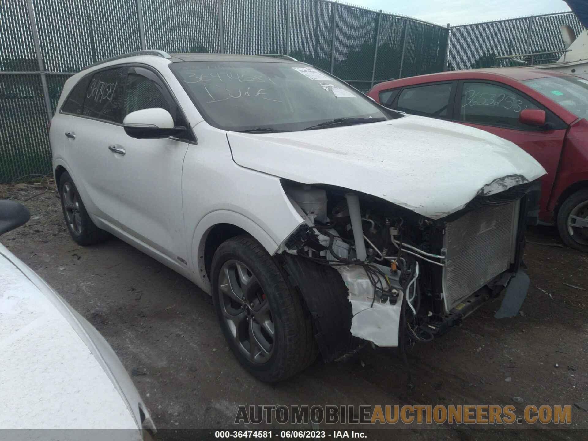 5XYPKDA51KG502099 KIA SORENTO 2019