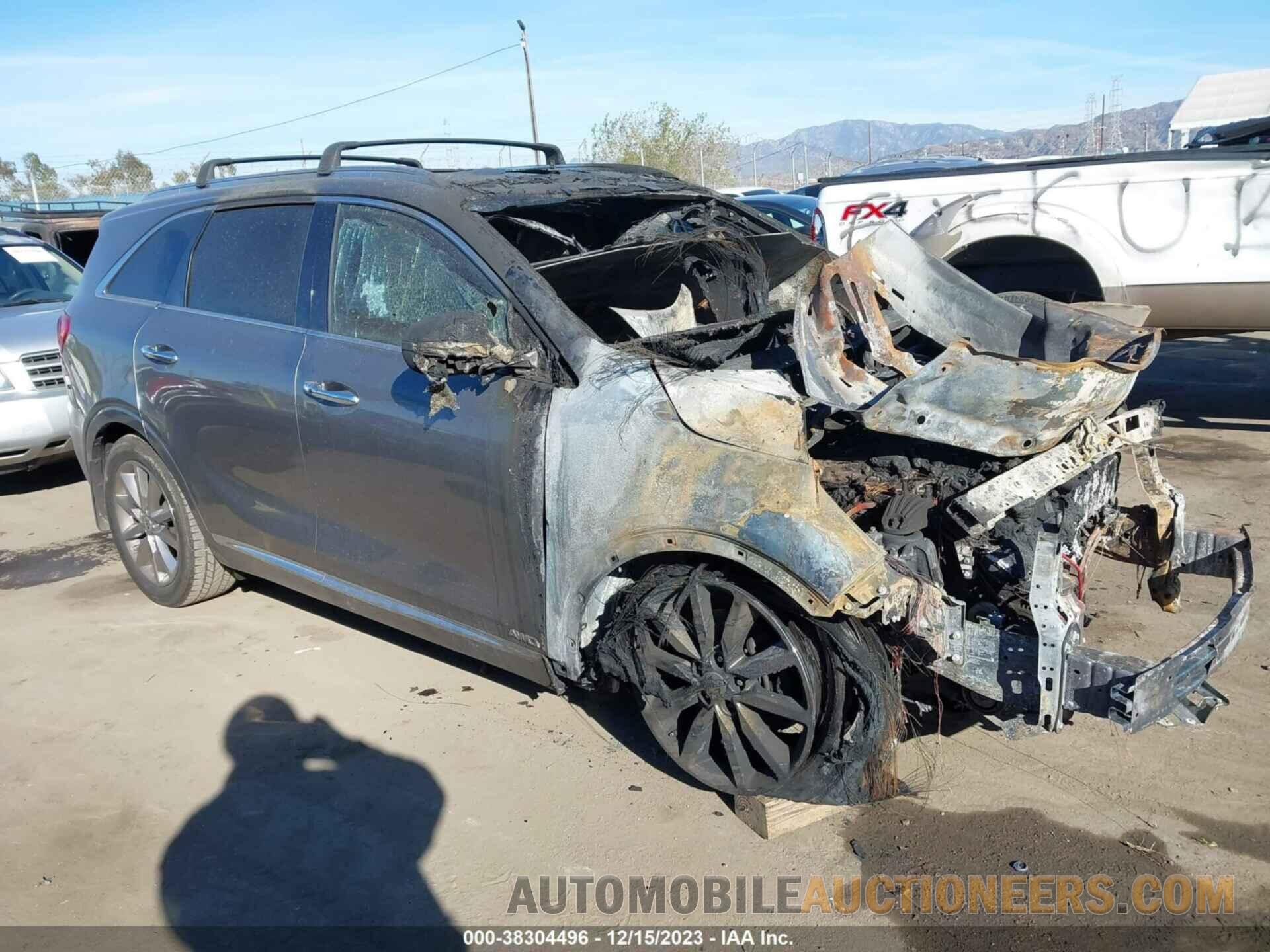 5XYPKDA52JG369240 KIA SORENTO 2018