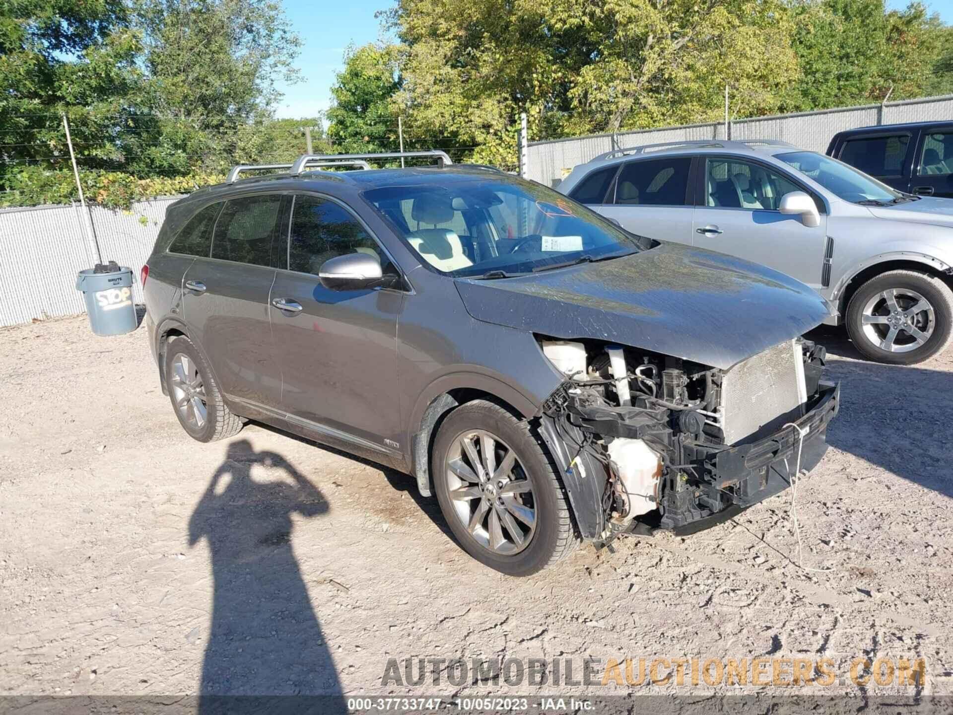 5XYPKDA56GG013107 KIA SORENTO 2016