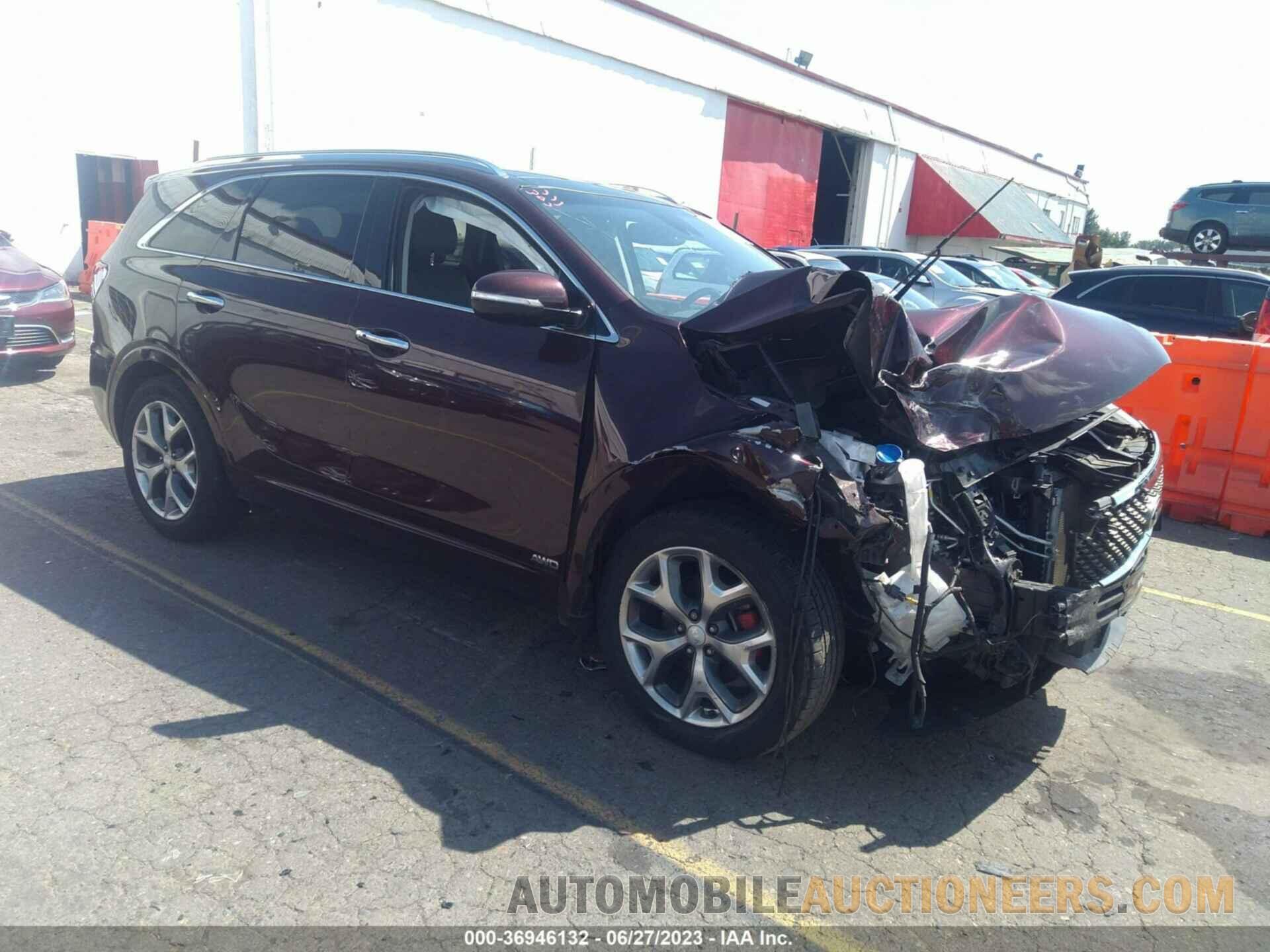 5XYPKDA56JG384579 KIA SORENTO 2018