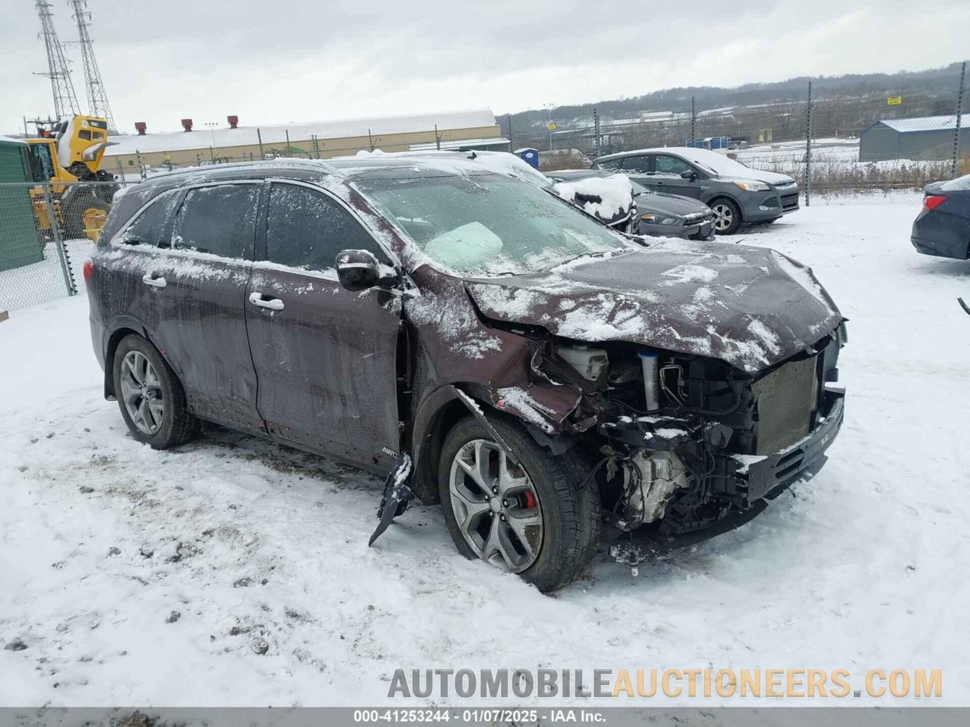 5XYPKDA58GG070327 KIA SORENTO 2016