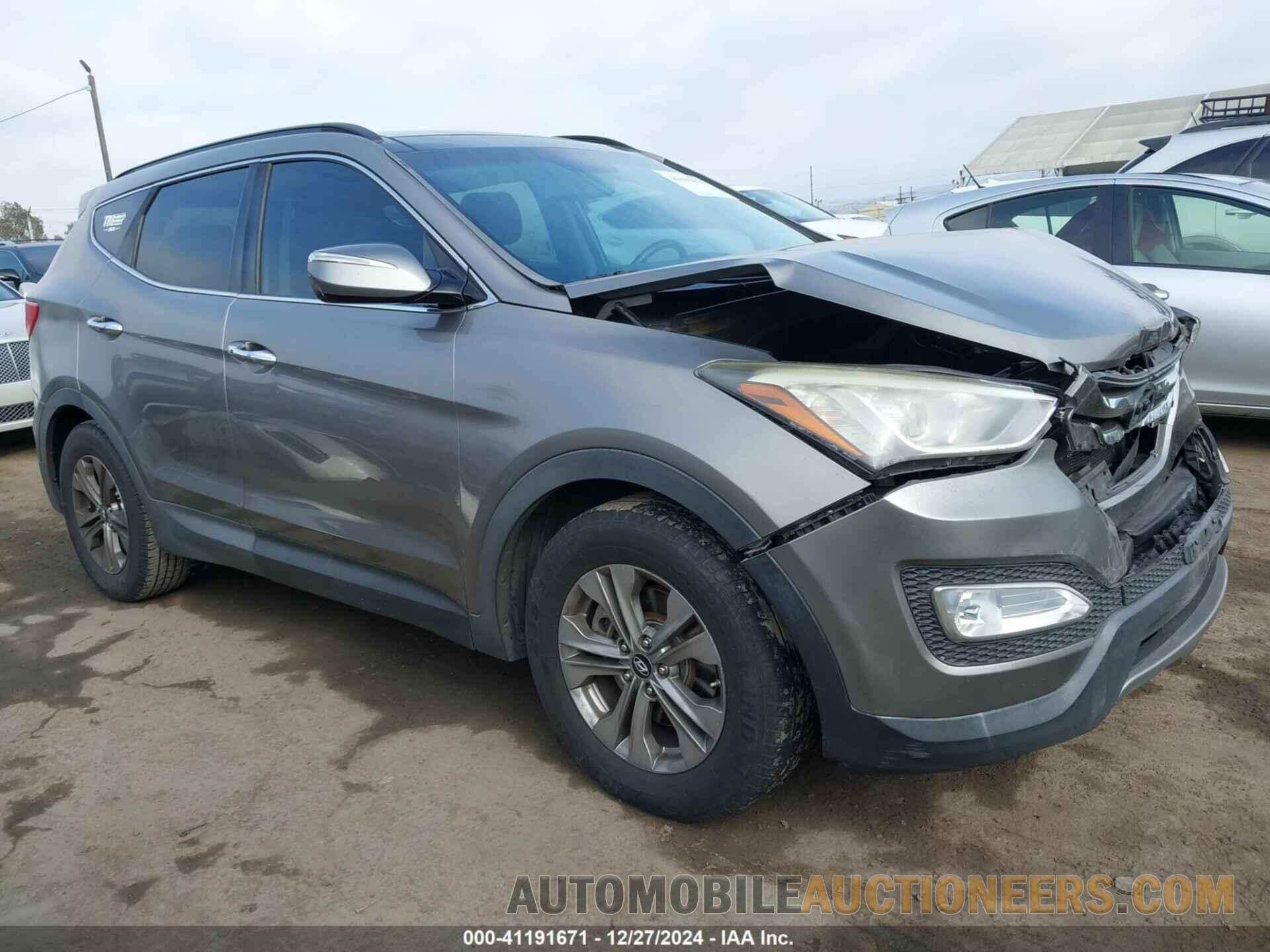 5XYZU3LBXEG174086 HYUNDAI SANTA FE SPORT 2014