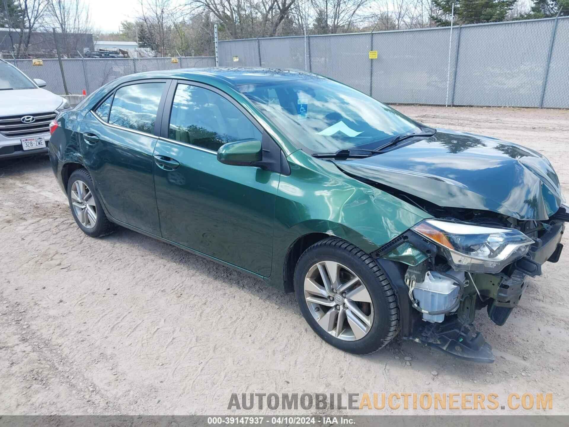 5YFBPRHE1FP285525 TOYOTA COROLLA 2015