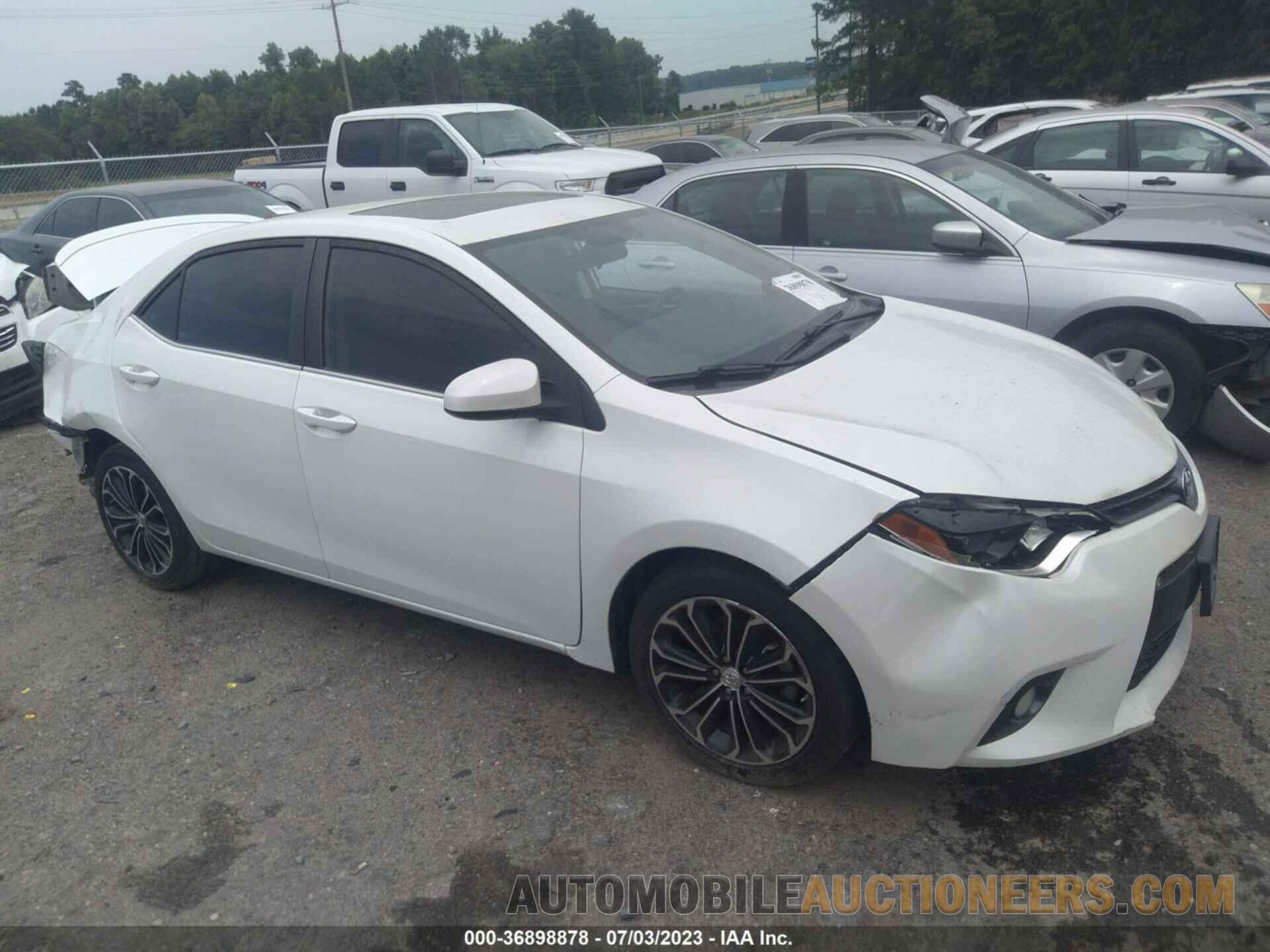 5YFBPRHE1FP306227 TOYOTA COROLLA 2015