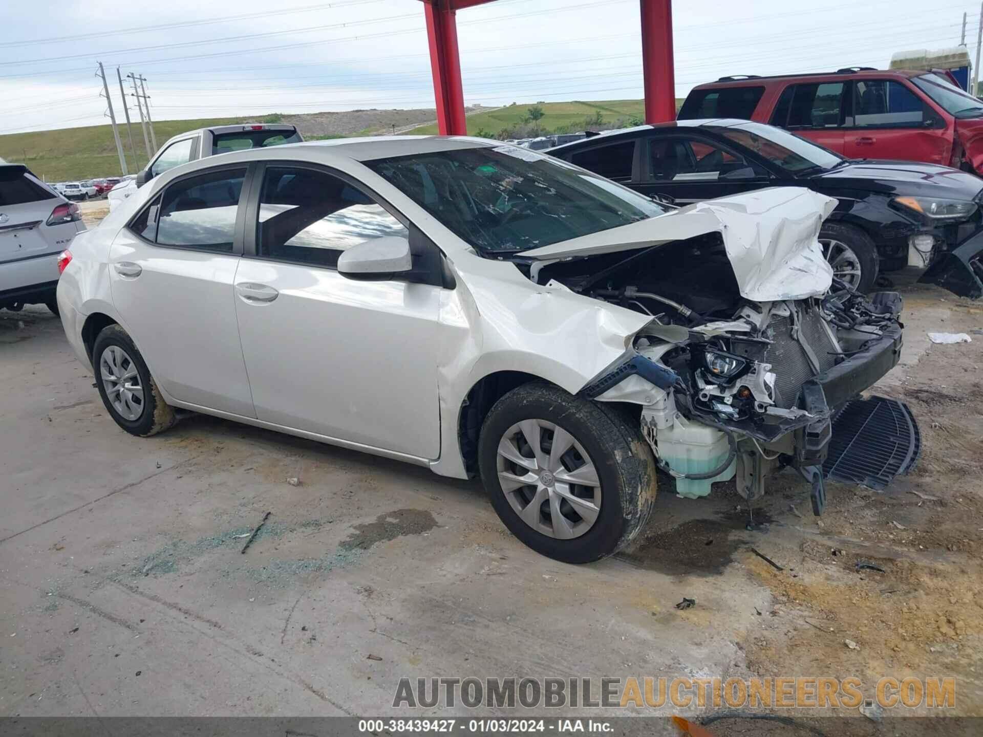 5YFBPRHE2FP192822 TOYOTA COROLLA 2015