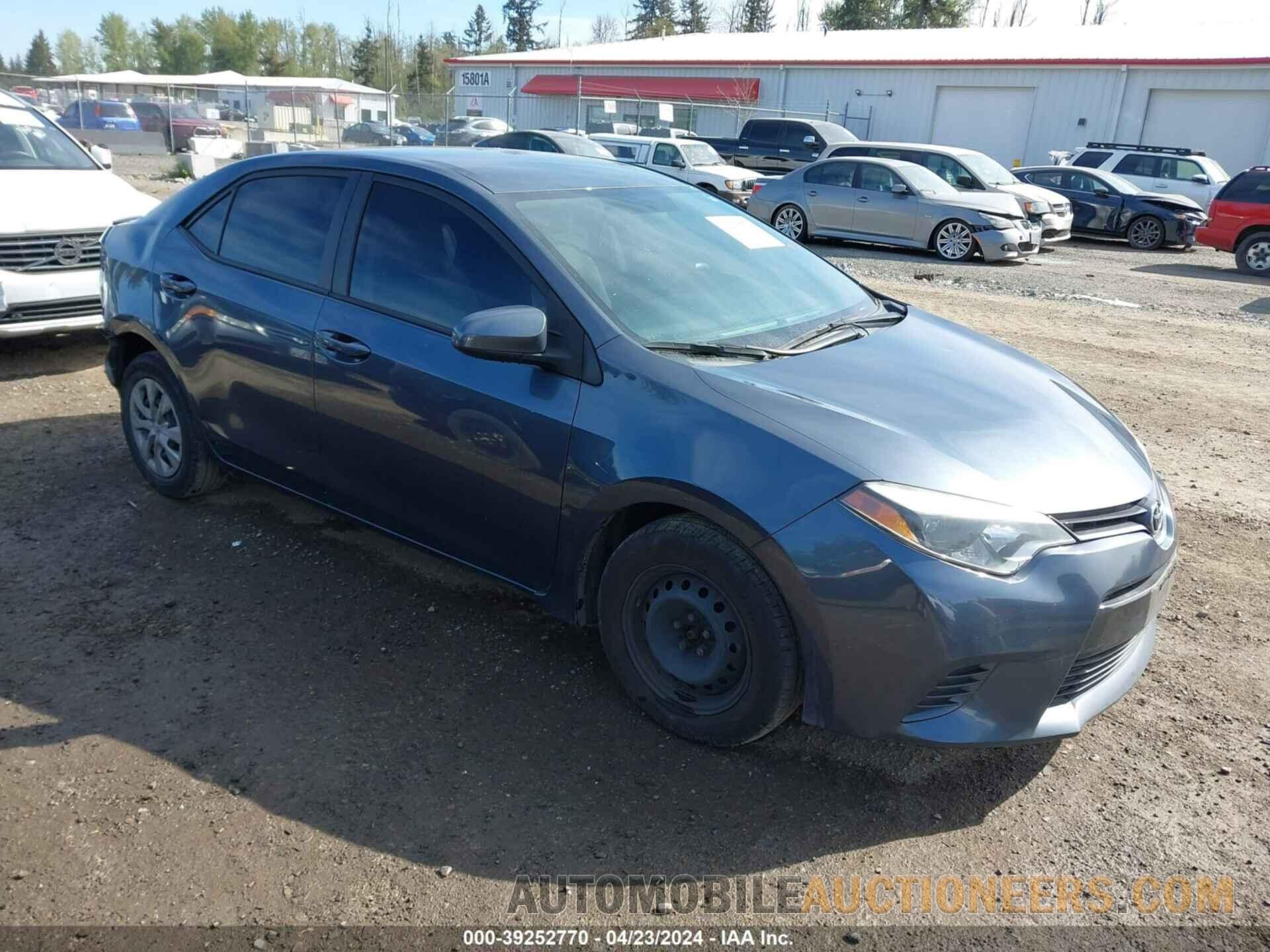 5YFBPRHE2FP357705 TOYOTA COROLLA 2015