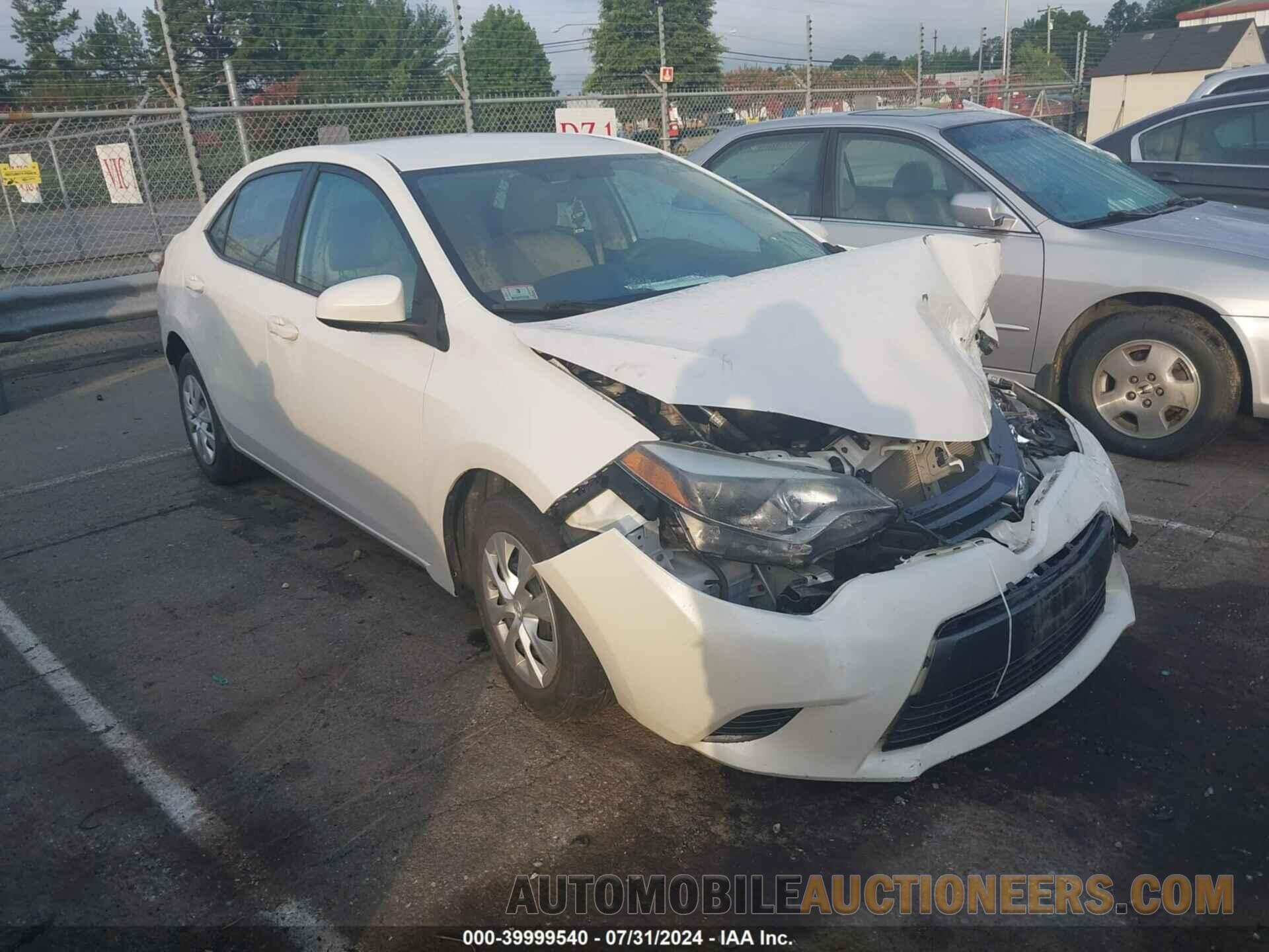 5YFBPRHE2GP410971 TOYOTA COROLLA 2016