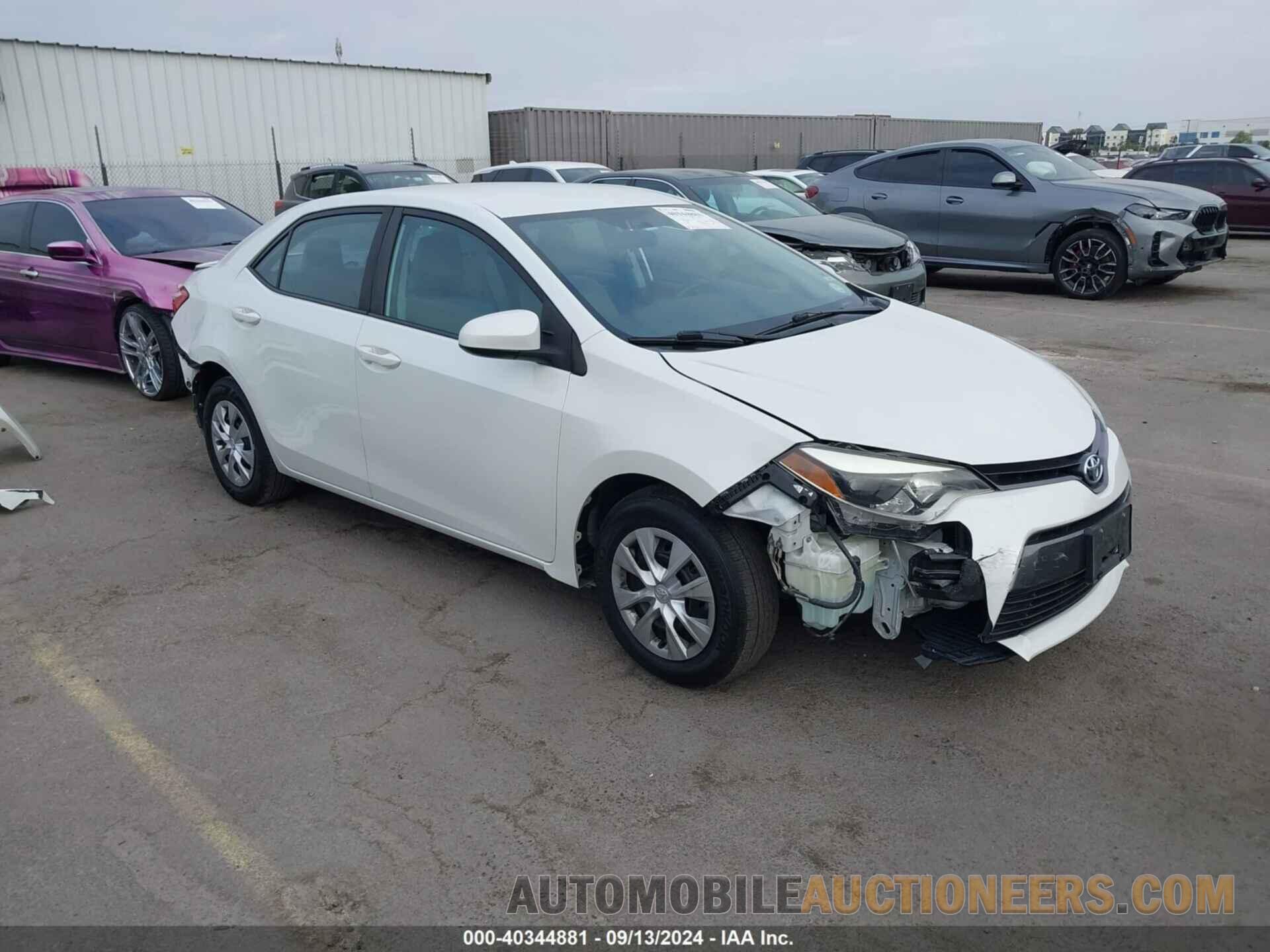 5YFBPRHE5GP372796 TOYOTA COROLLA 2016