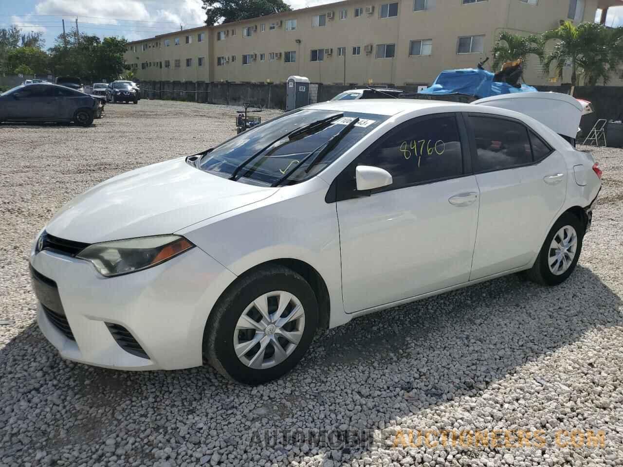 5YFBPRHE7FP303834 TOYOTA COROLLA 2015