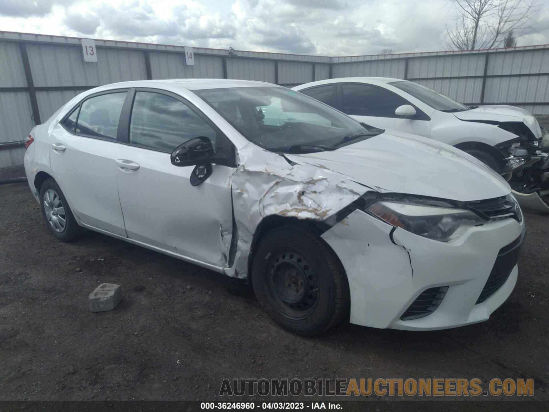 5YFBPRHE9GP371165 TOYOTA COROLLA 2016