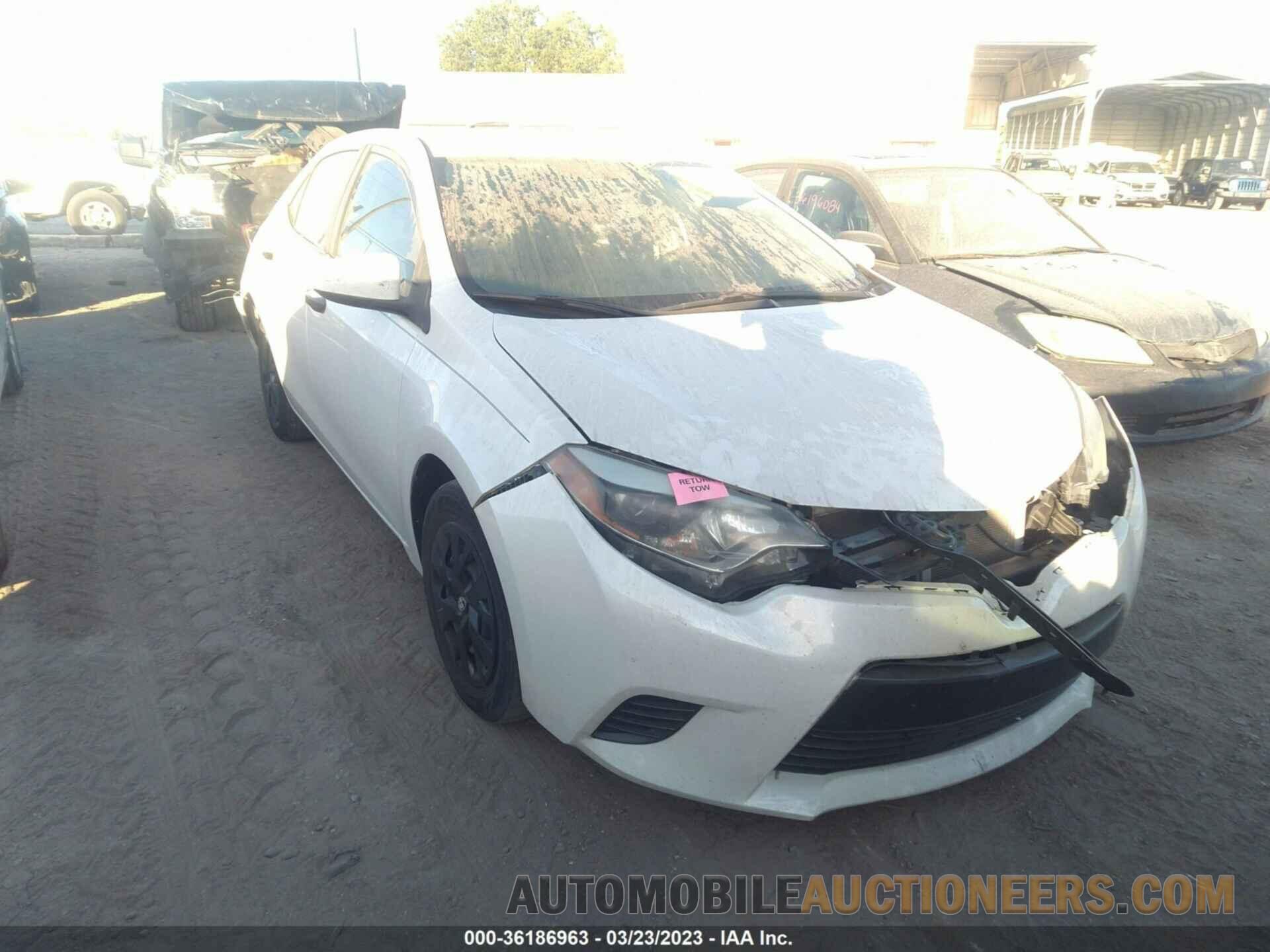 5YFBPRHE9GP435544 TOYOTA COROLLA 2016