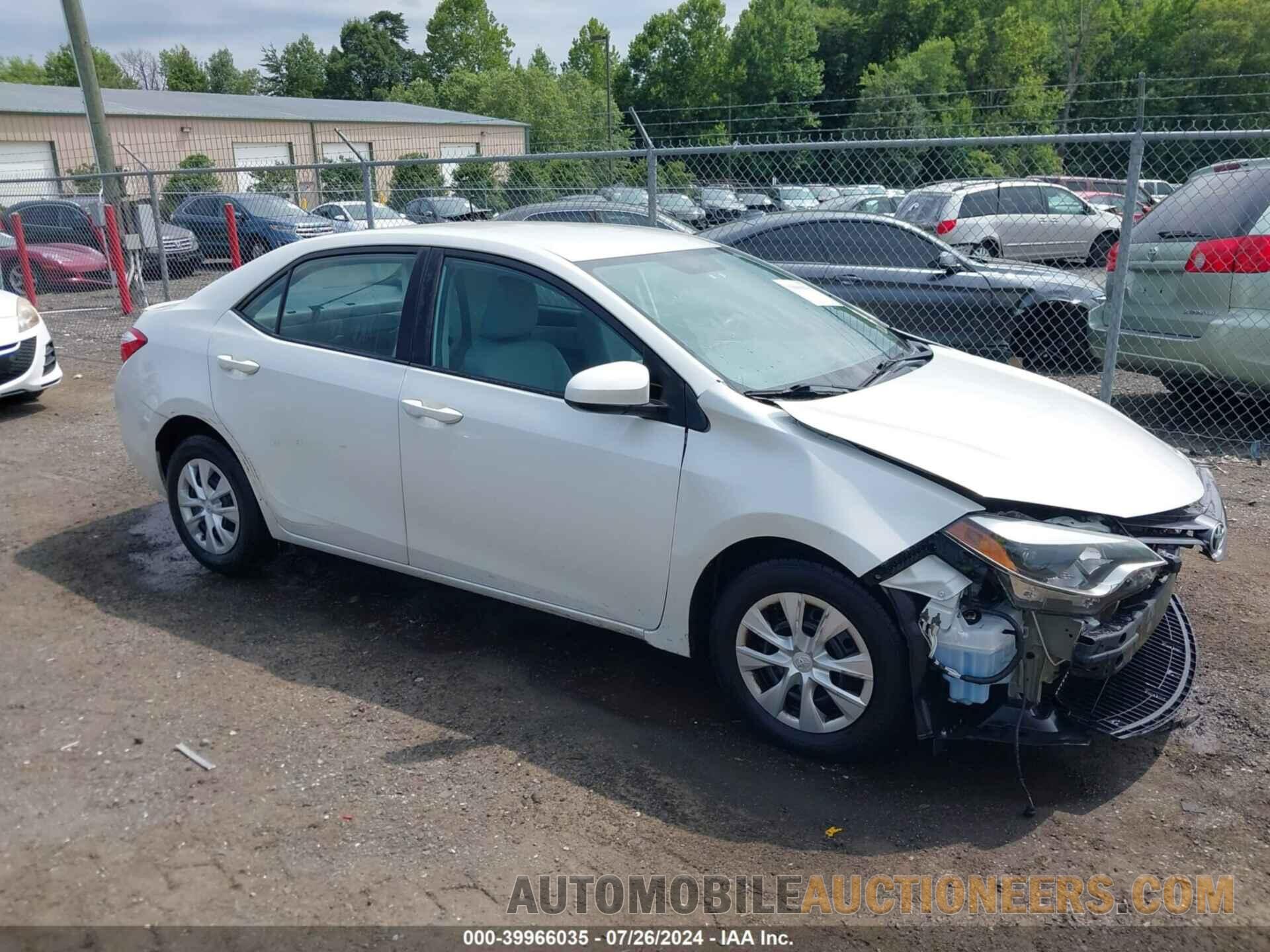 5YFBPRHEXFP336228 TOYOTA COROLLA 2015