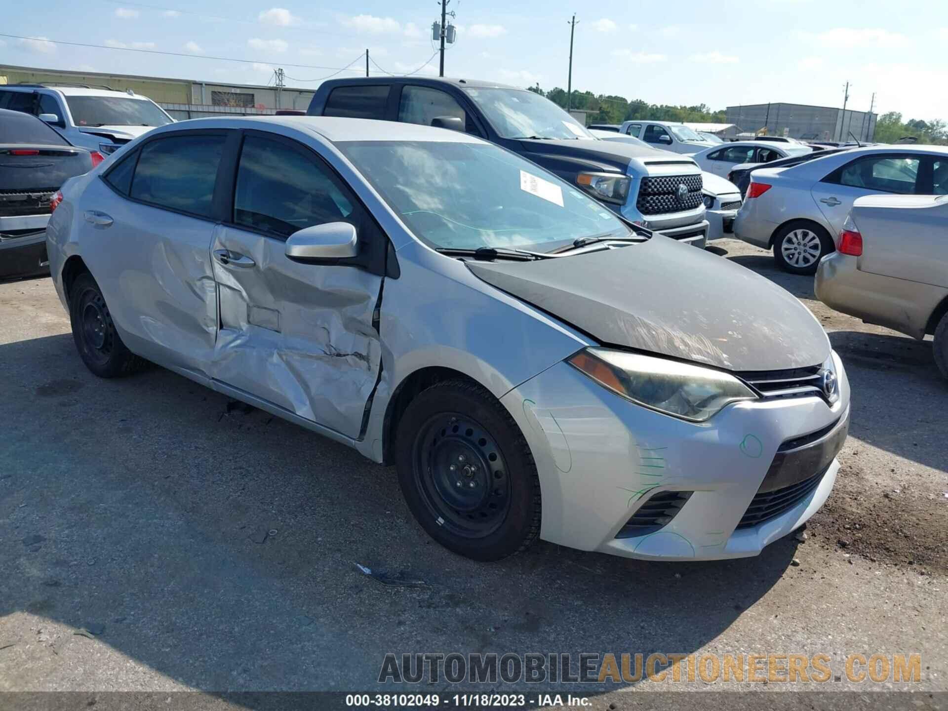 5YFBURHE0FP185649 TOYOTA COROLLA 2015