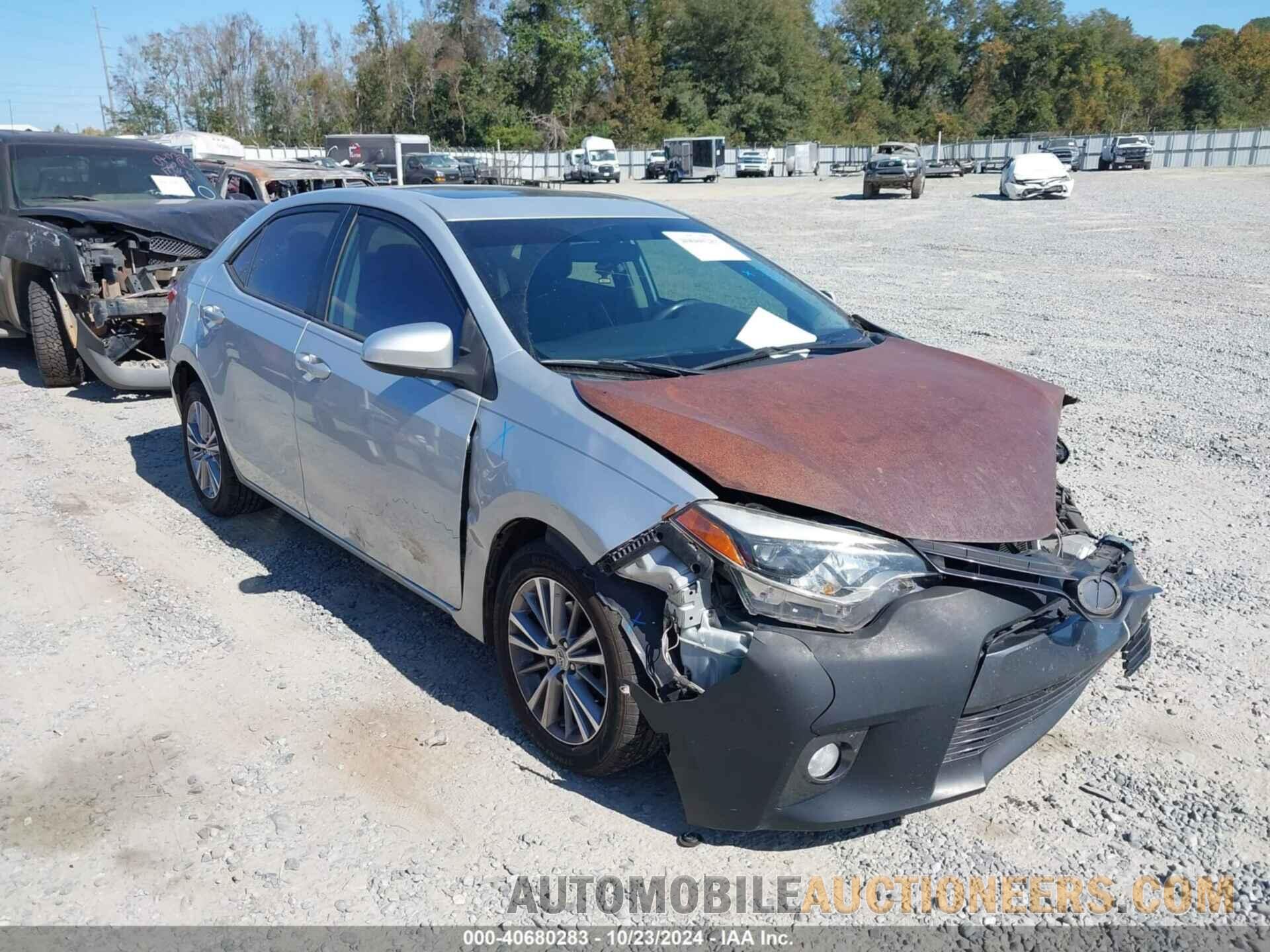 5YFBURHE0FP222618 TOYOTA COROLLA 2015