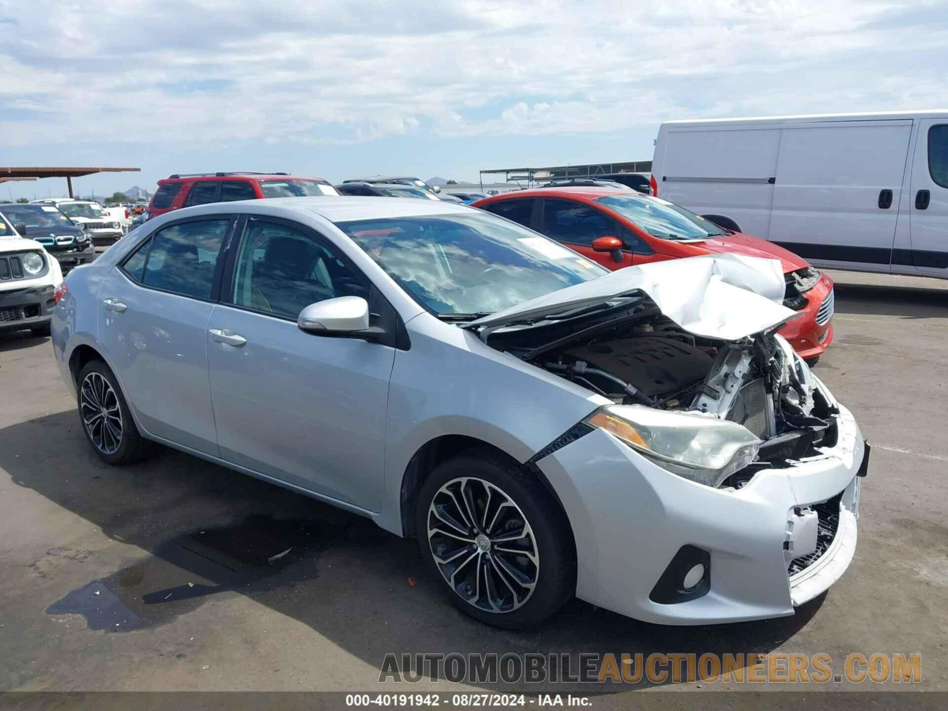 5YFBURHE0FP248622 TOYOTA COROLLA 2015