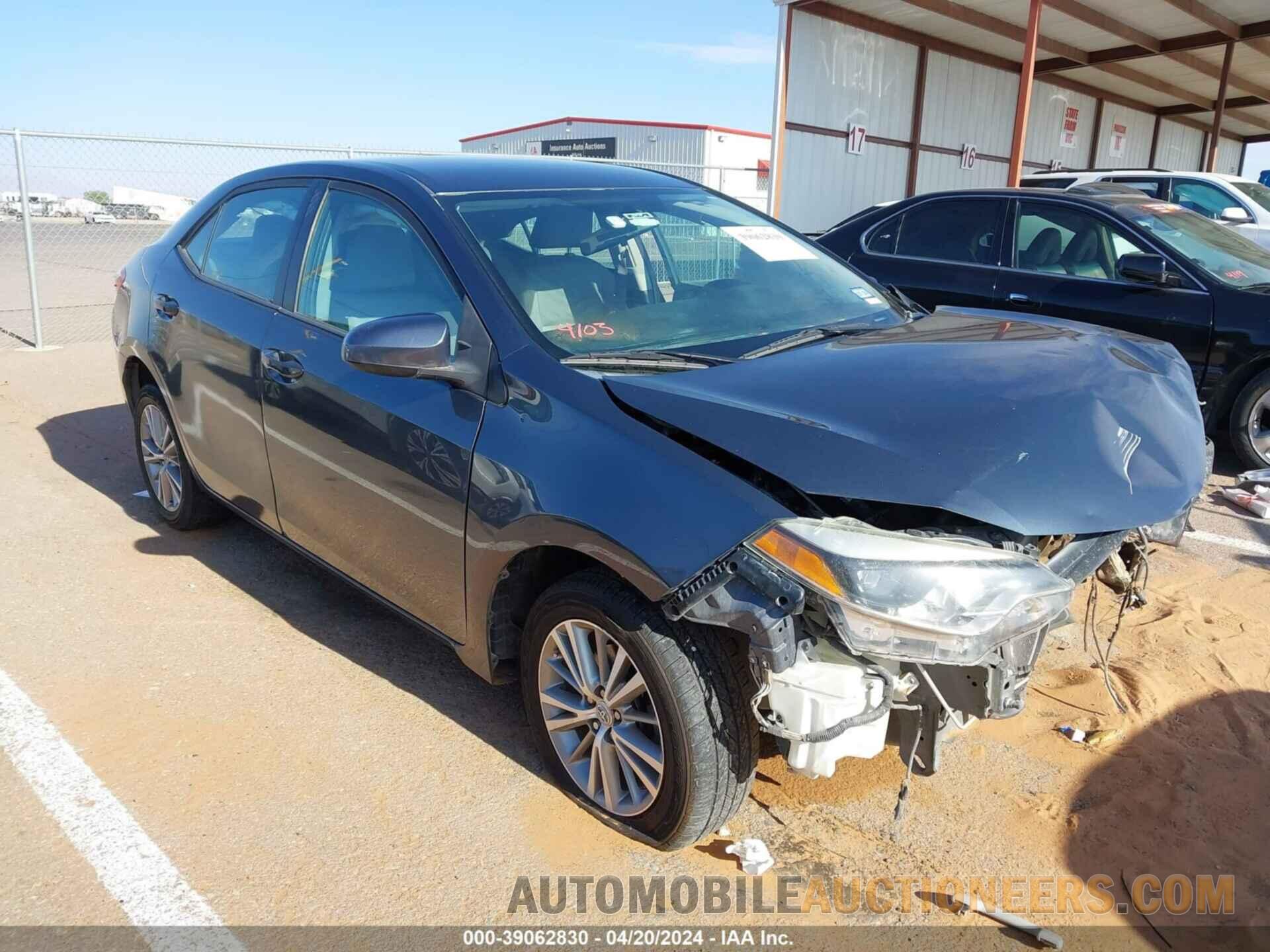 5YFBURHE0FP249124 TOYOTA COROLLA 2015