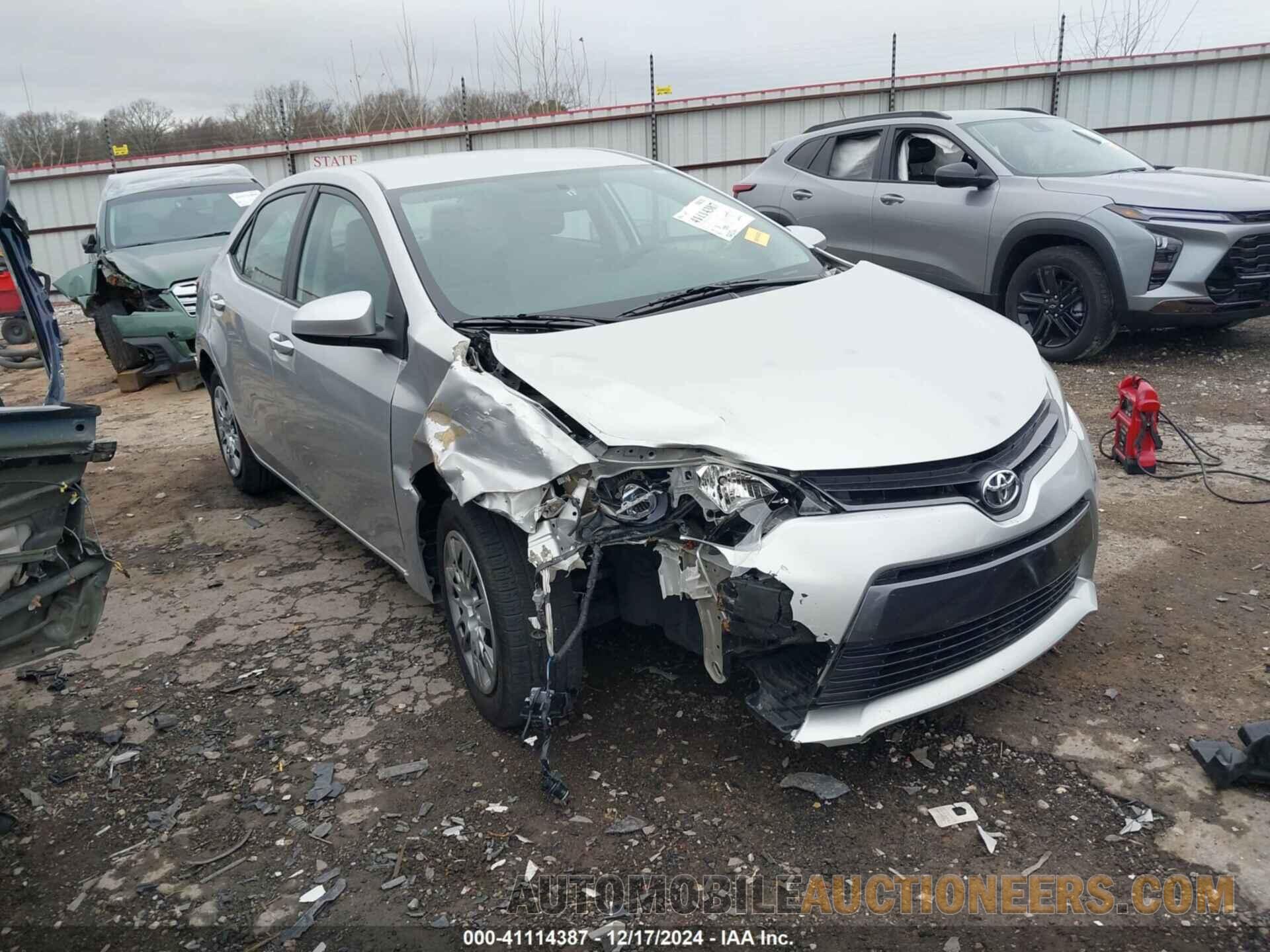 5YFBURHE0FP301805 TOYOTA COROLLA 2015