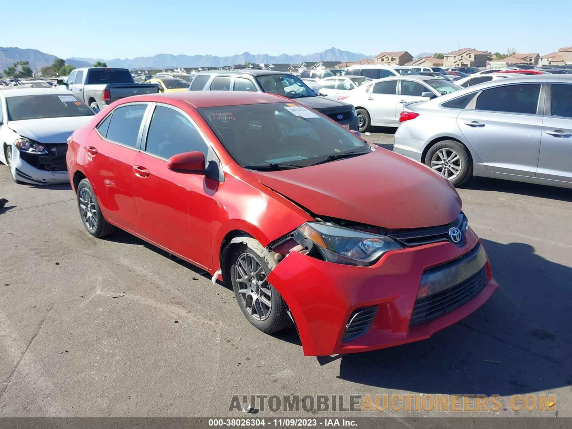 5YFBURHE0FP313792 TOYOTA COROLLA 2015