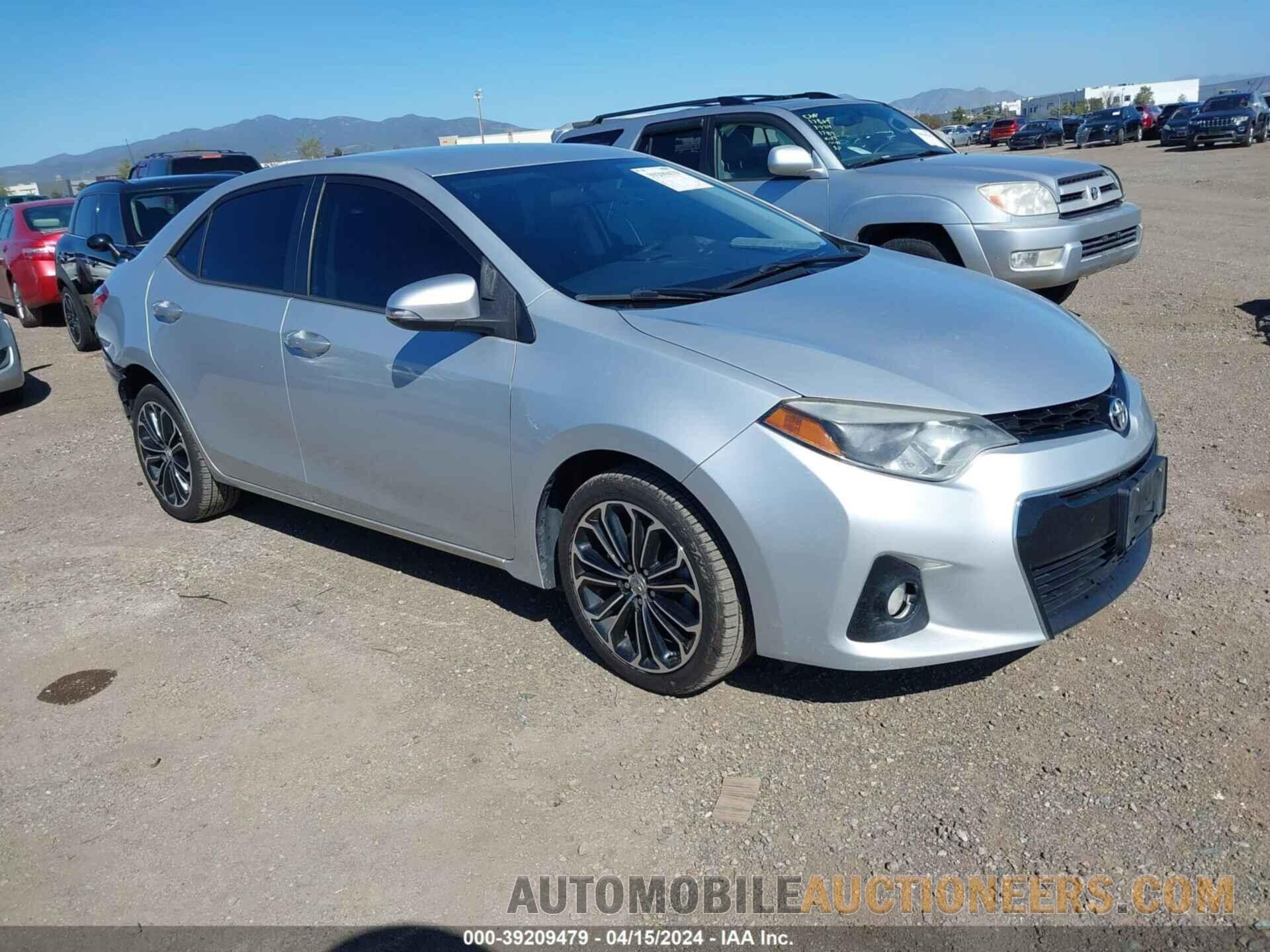 5YFBURHE0FP343066 TOYOTA COROLLA 2015