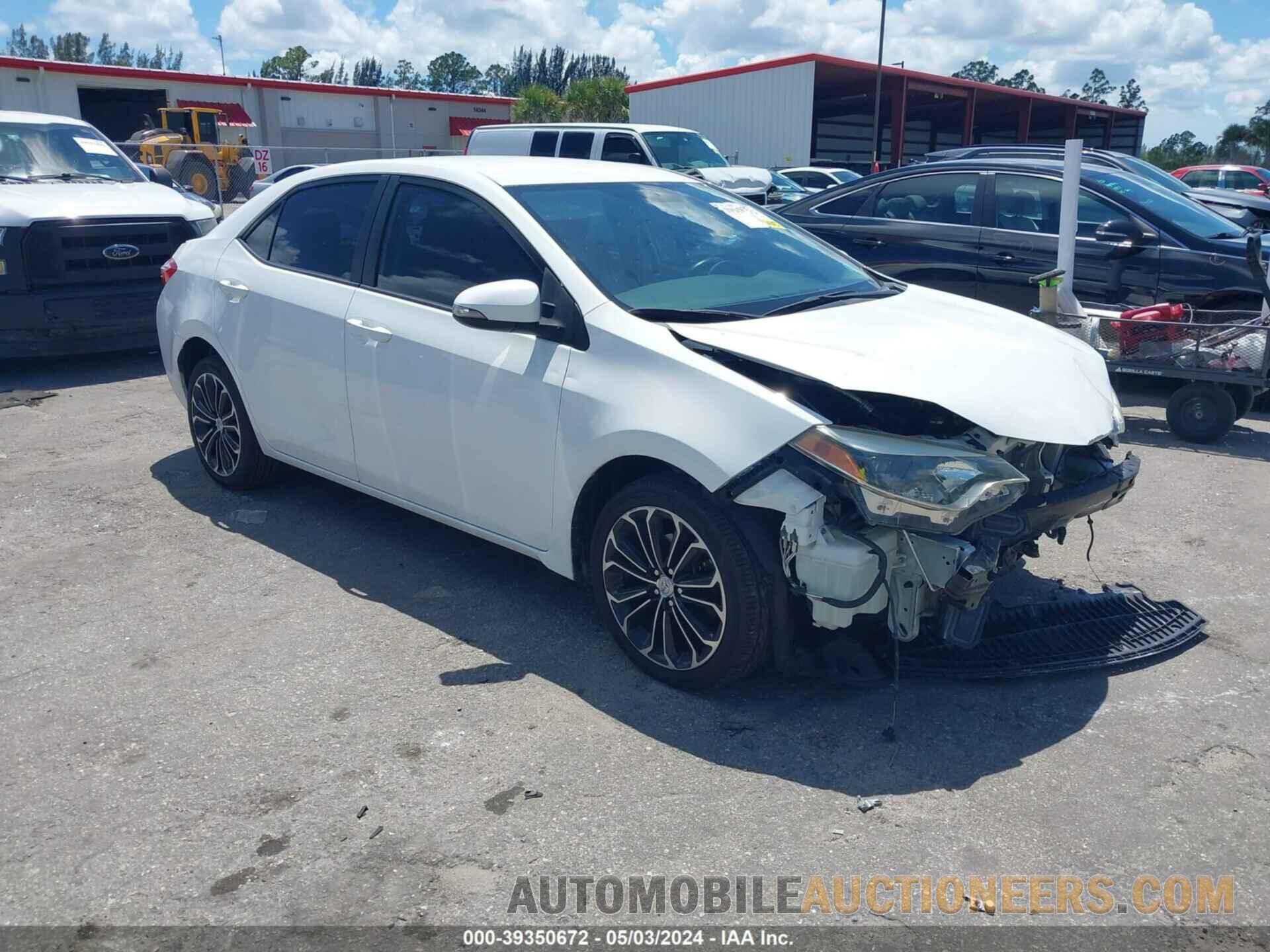 5YFBURHE0FP365603 TOYOTA COROLLA 2015