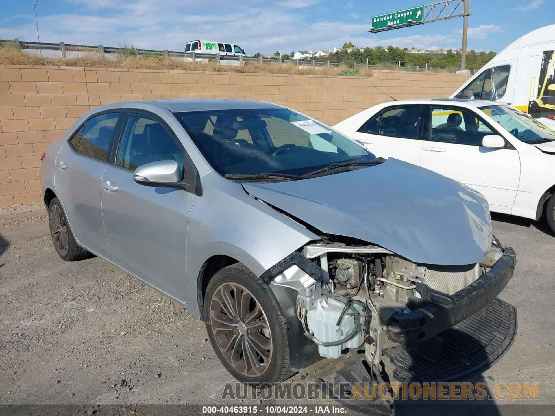 5YFBURHE0GP373413 TOYOTA COROLLA 2016