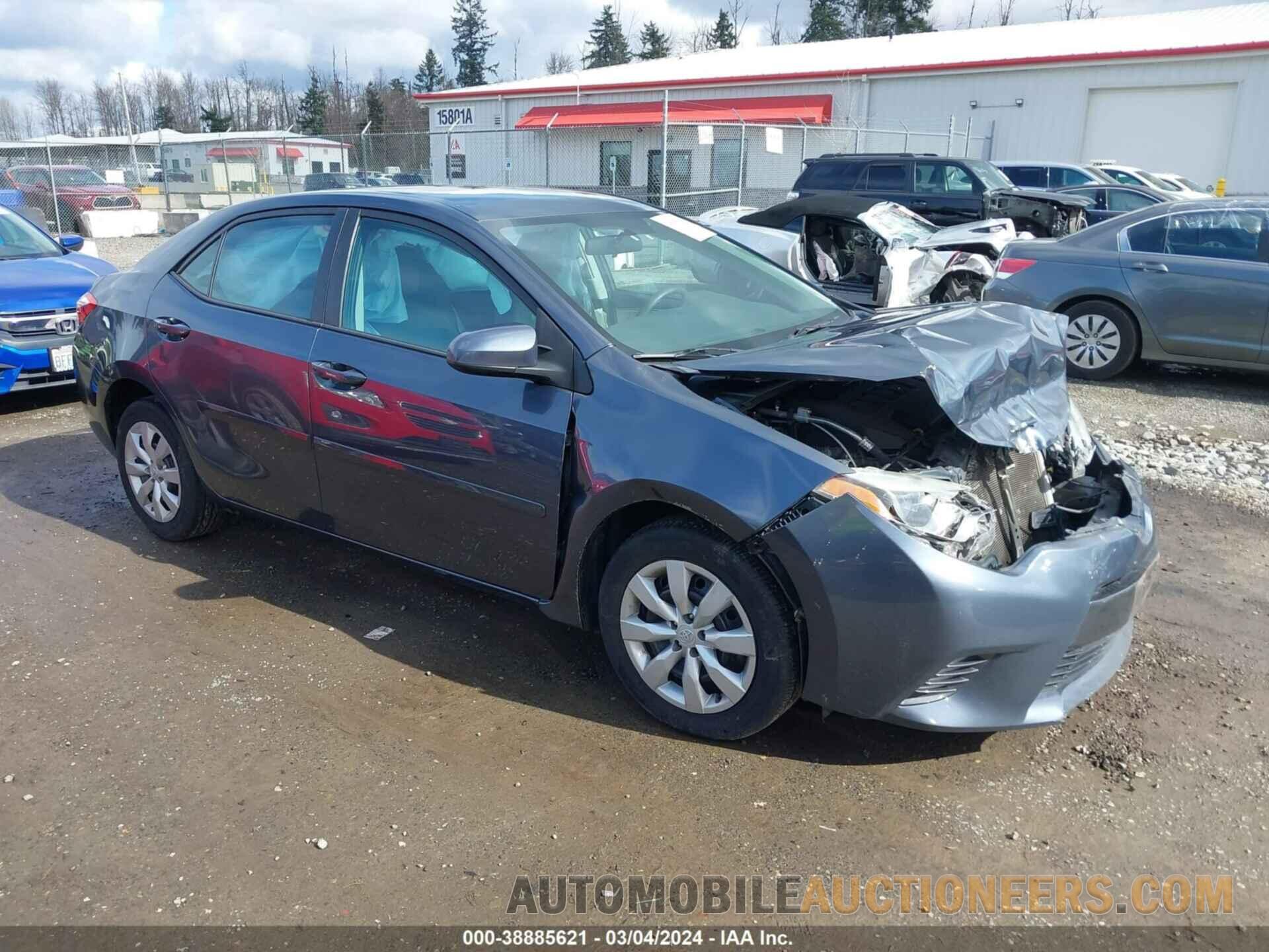 5YFBURHE0GP378515 TOYOTA COROLLA 2016