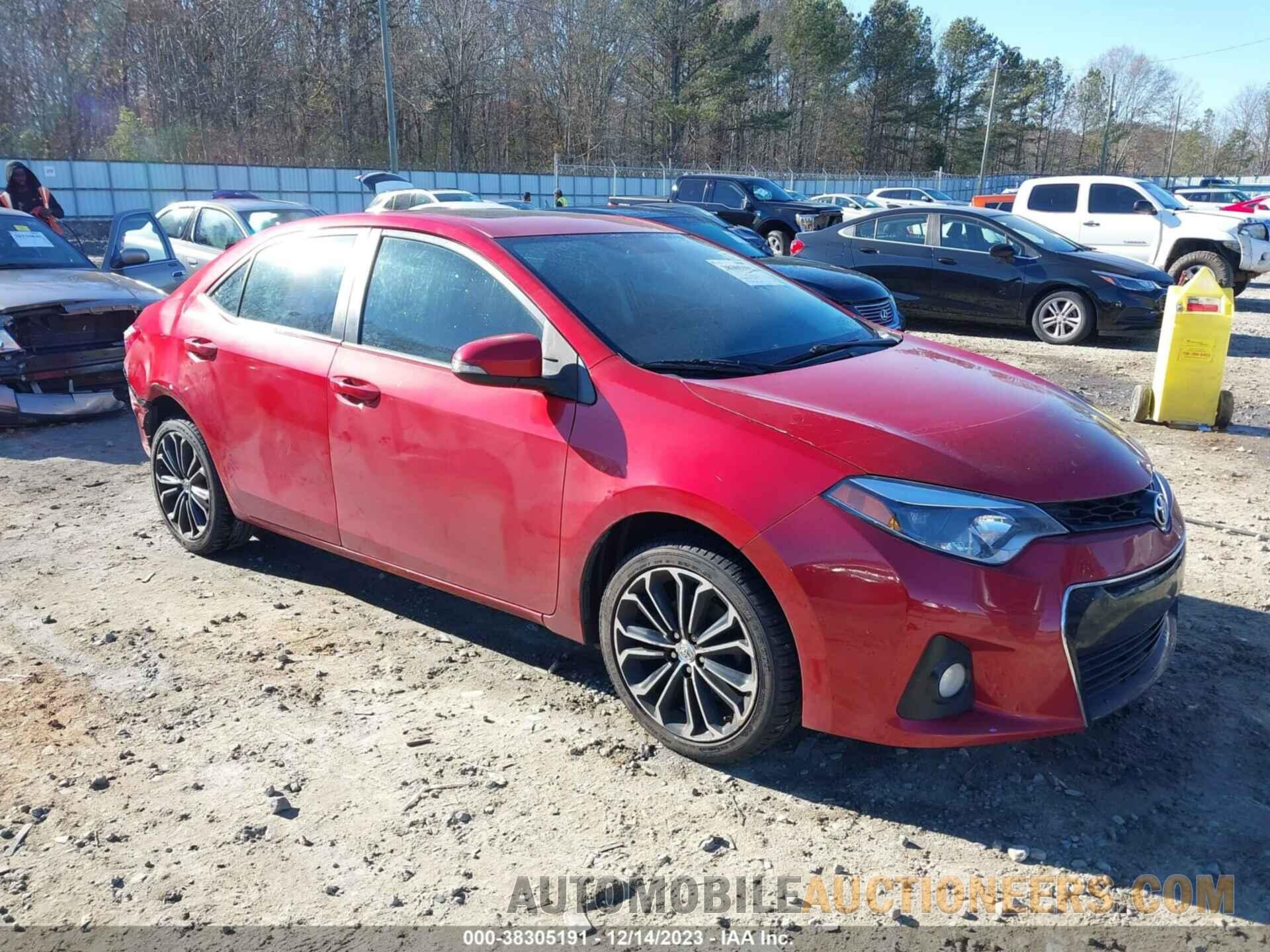 5YFBURHE0GP378935 TOYOTA COROLLA 2016