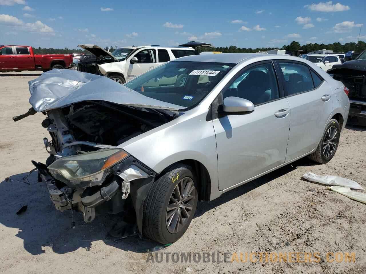 5YFBURHE0GP382175 TOYOTA COROLLA 2016